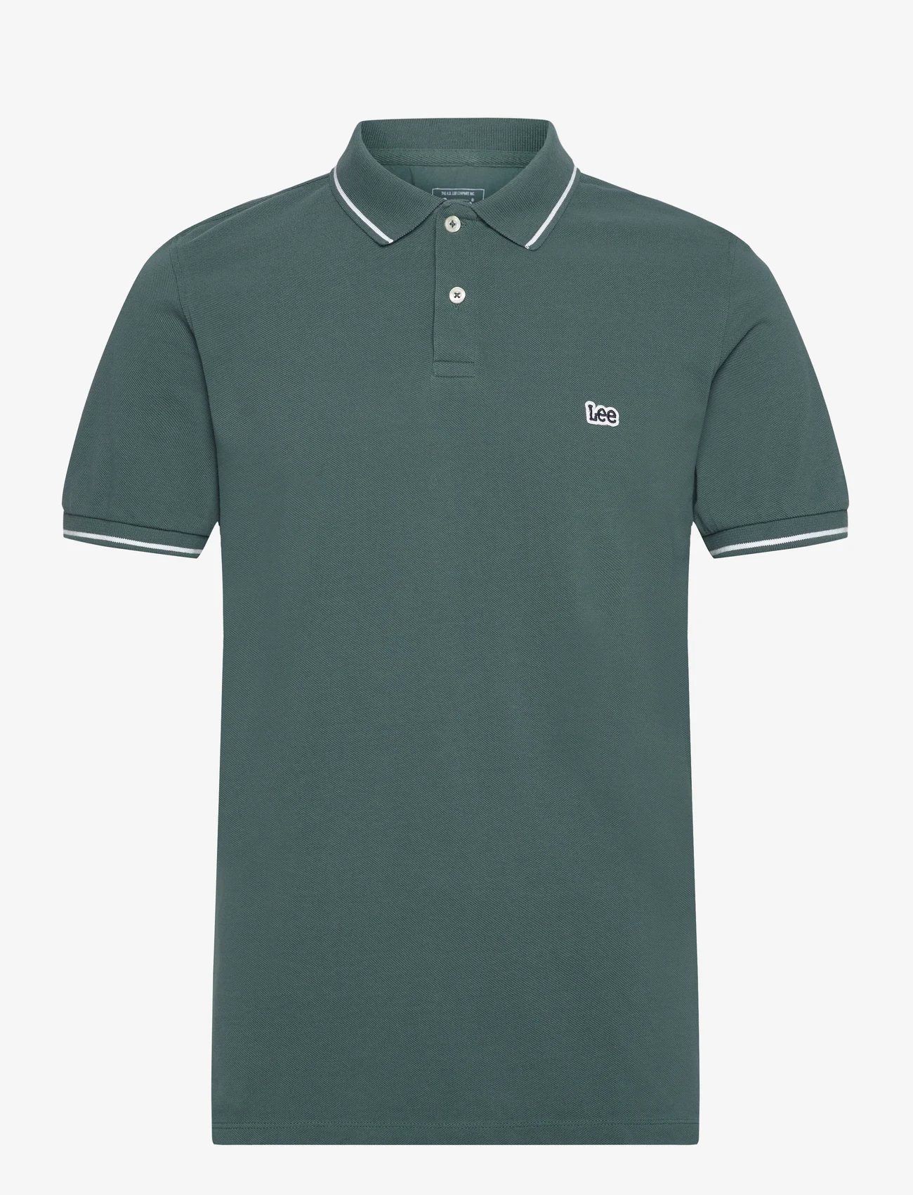 Lee Jeans - PIQUE POLO - short-sleeved polos - evergreen - 0