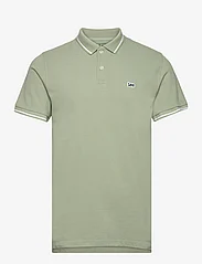 Lee Jeans - PIQUE POLO - short-sleeved polos - intuition grey - 0
