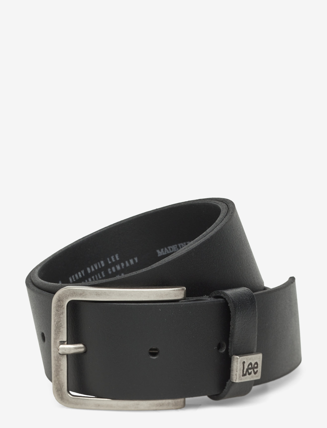 Lee Jeans - SMALL LOGO BELT - klassiska skärp - black - 1