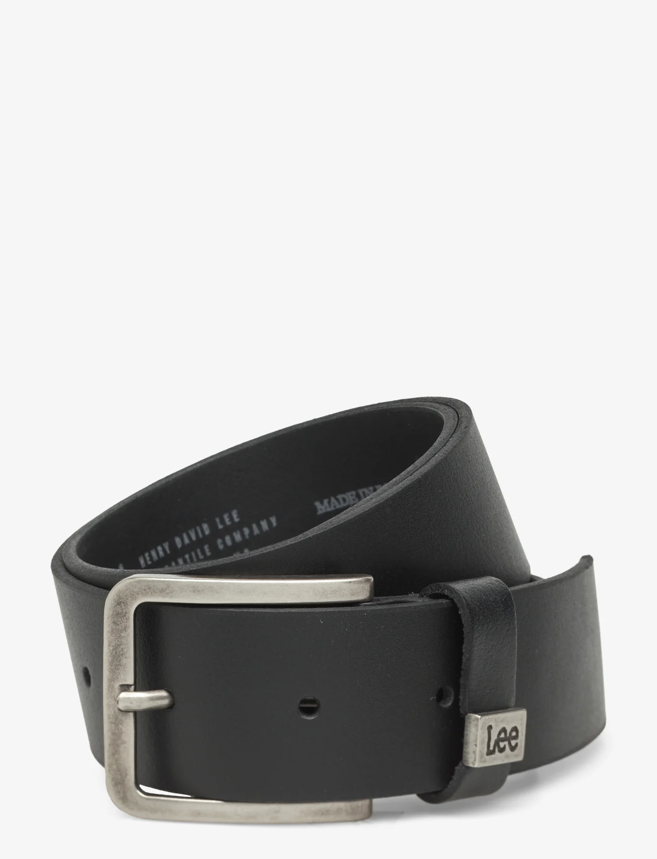 Lee Jeans - SMALL LOGO BELT - klassiske belter - black - 0