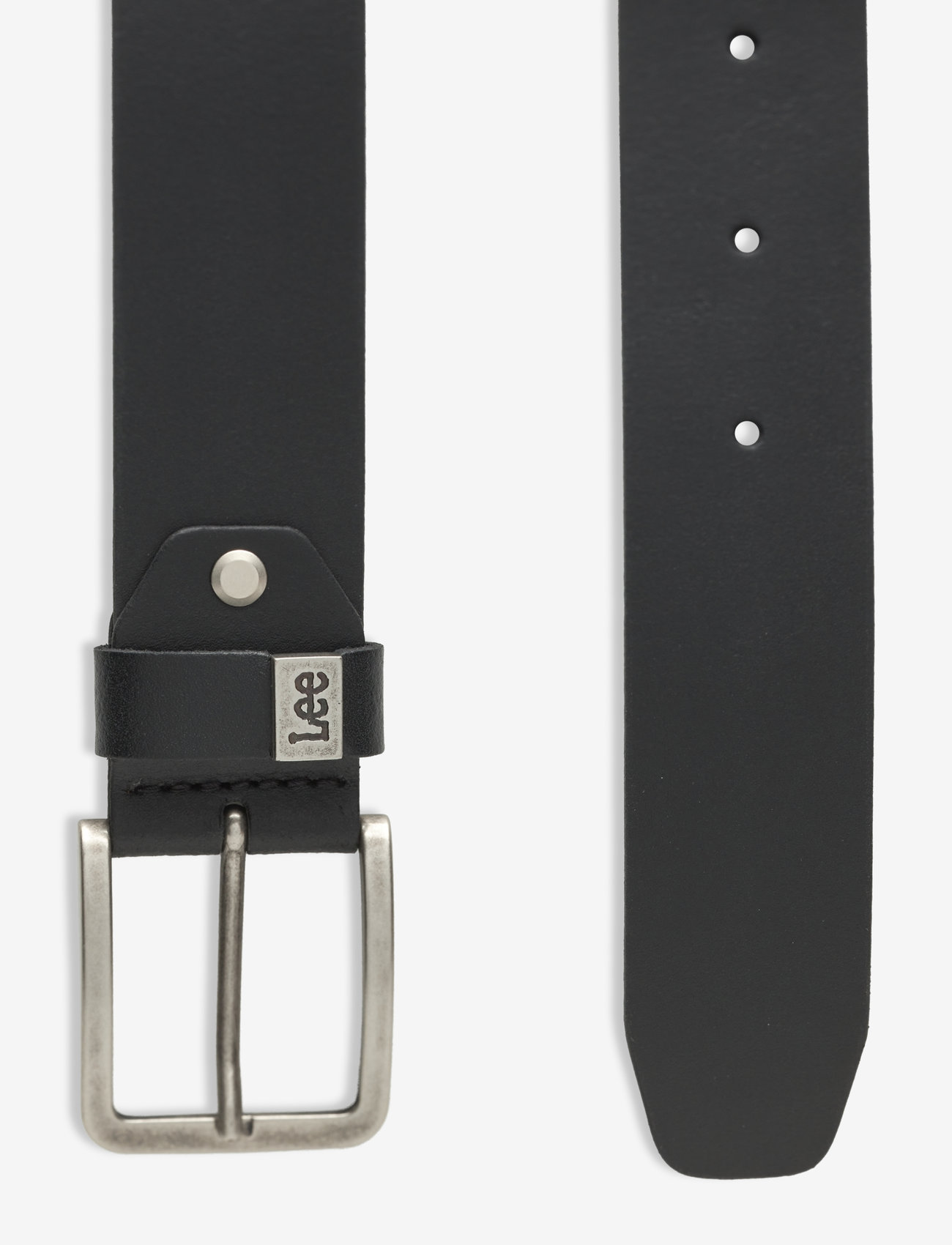 Lee Jeans - SMALL LOGO BELT - klassiska skärp - black - 2