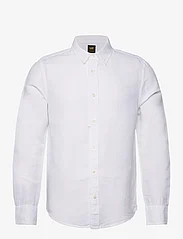 Lee Jeans - PATCH SHIRT - linneskjortor - bright white - 0