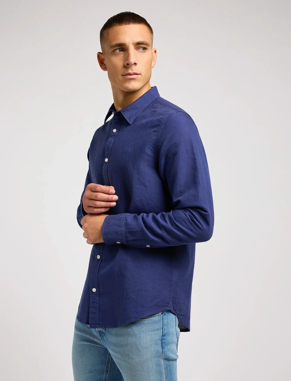 Lee Jeans - PATCH SHIRT - linased särgid - medieval blue - 5