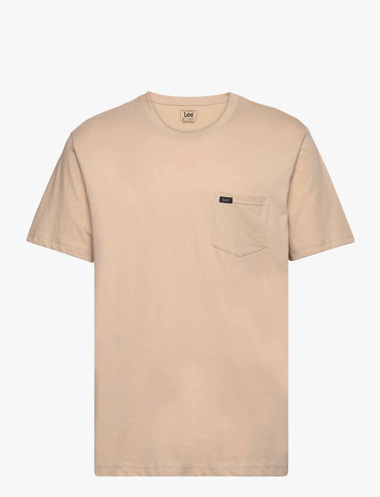 Lee Jeans - Pocket Tee - short-sleeved t-shirts - oxford tan - 0