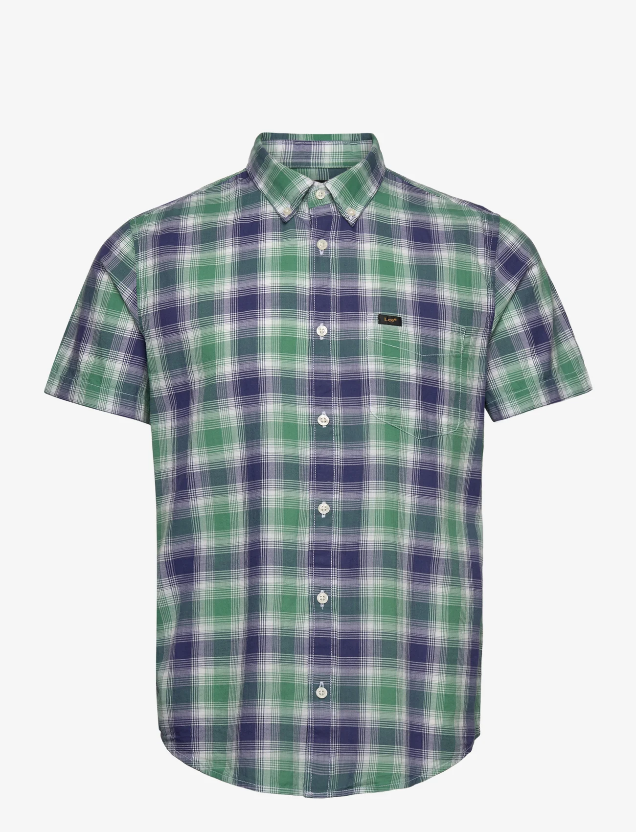 Lee Jeans - LEE BUTTON DOWN SS - kortärmade skjortor - dandy green - 0