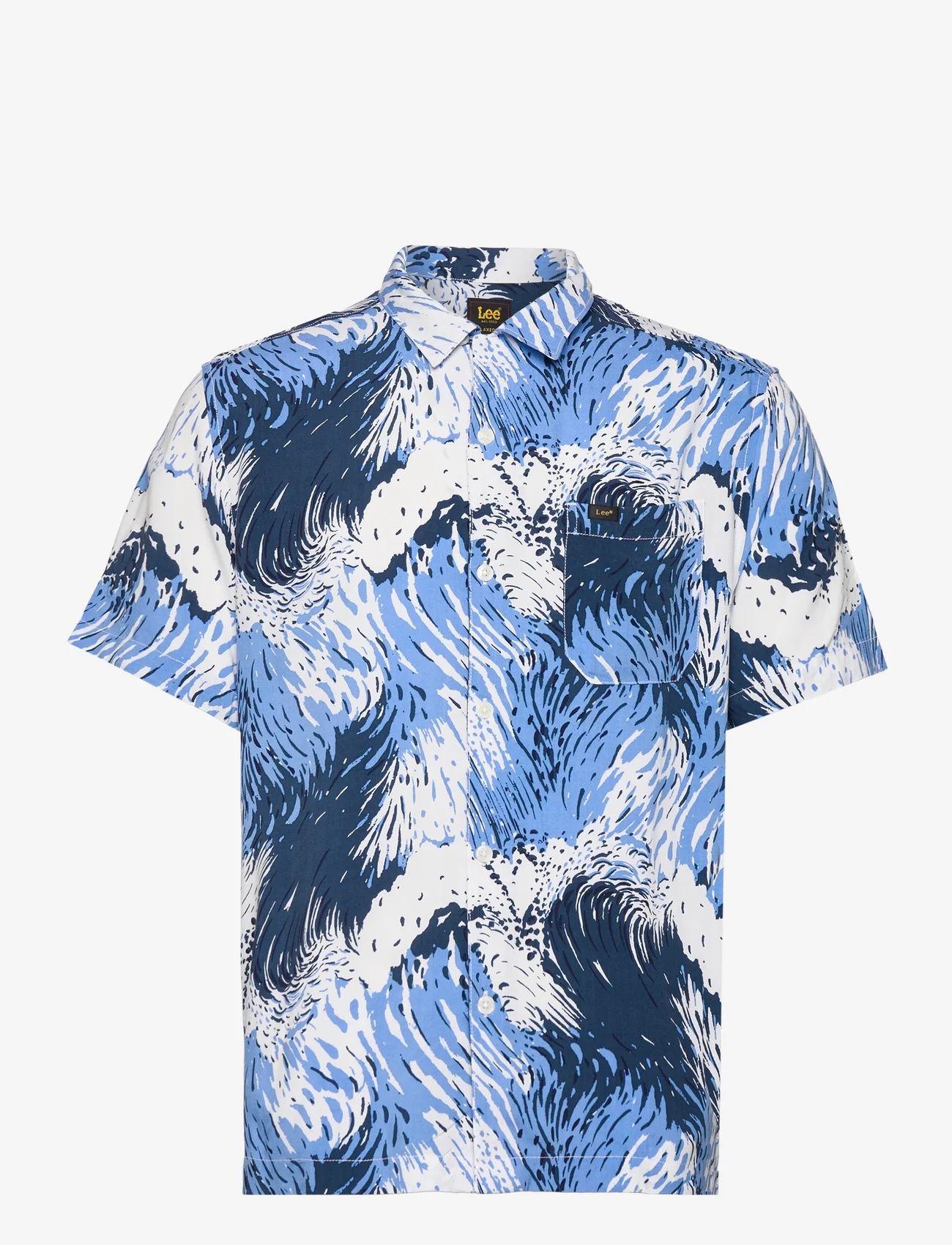 Lee Jeans - RESORT SHIRT - kortærmede skjorter - atlantic water - 0