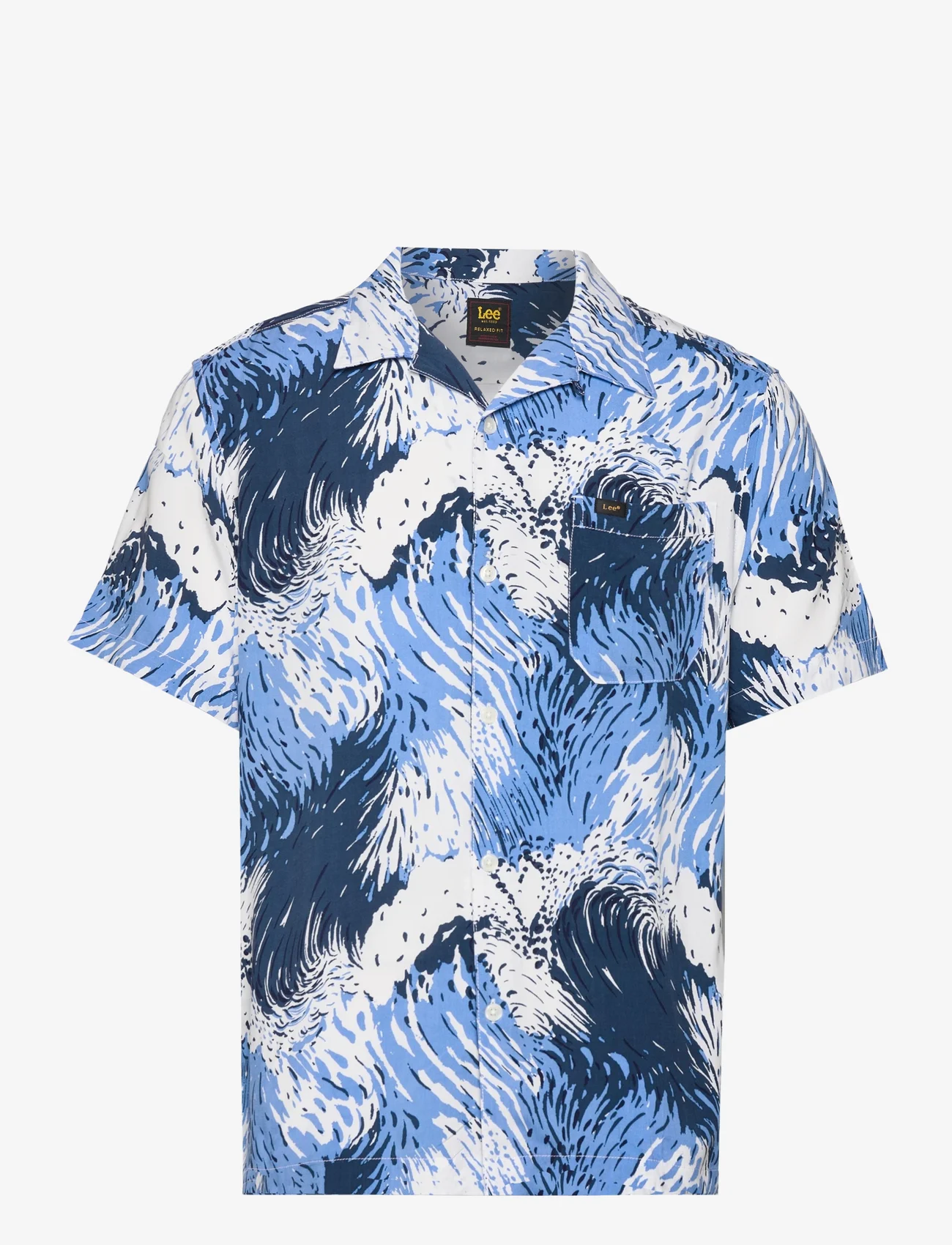 Lee Jeans - RESORT SHIRT - kortærmede skjorter - atlantic water - 1