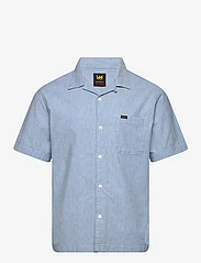 Lee Jeans - RESORT SHIRT - kortärmade skjortor - light chambray - 0