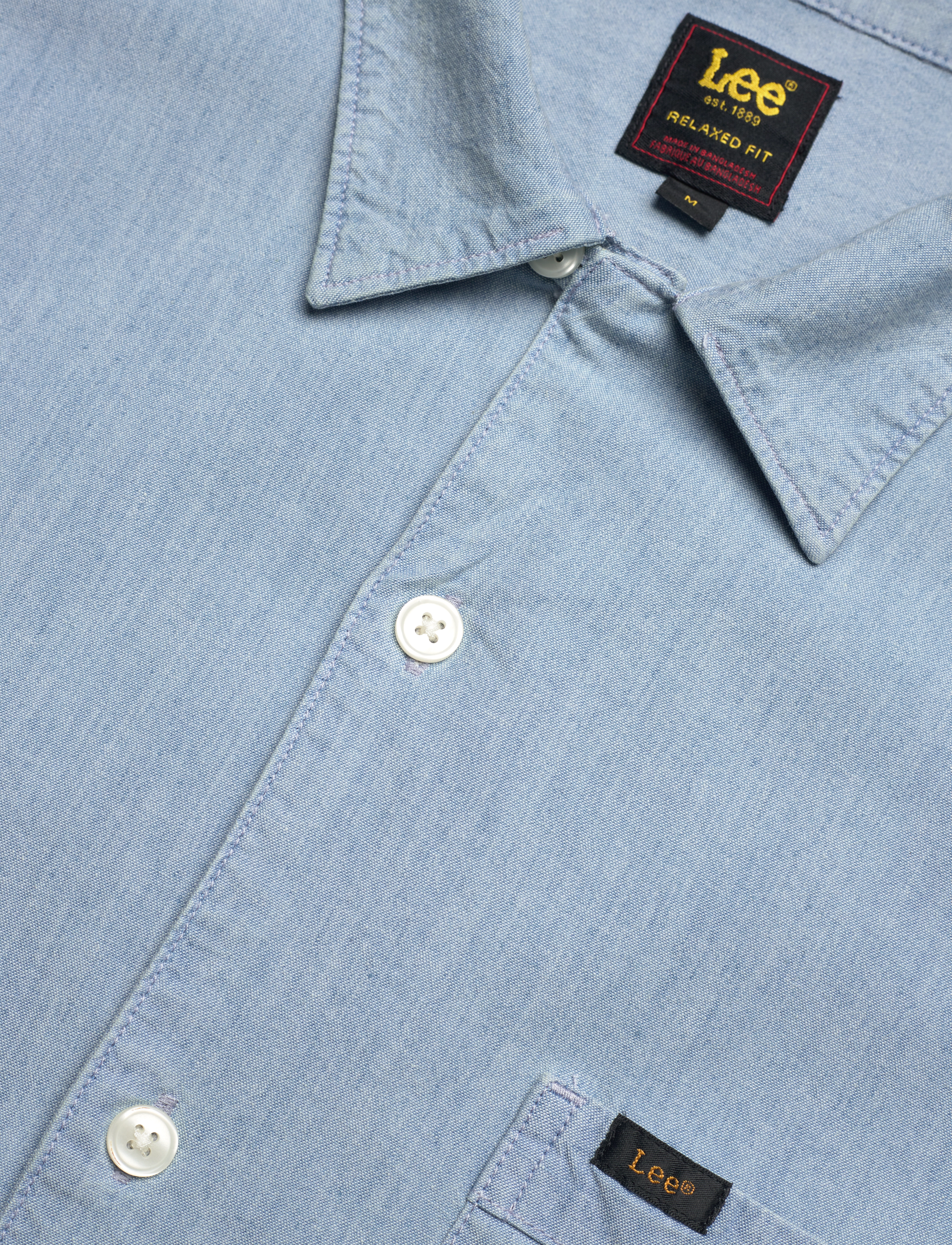 Lee Jeans - RESORT SHIRT - light chambray - 3