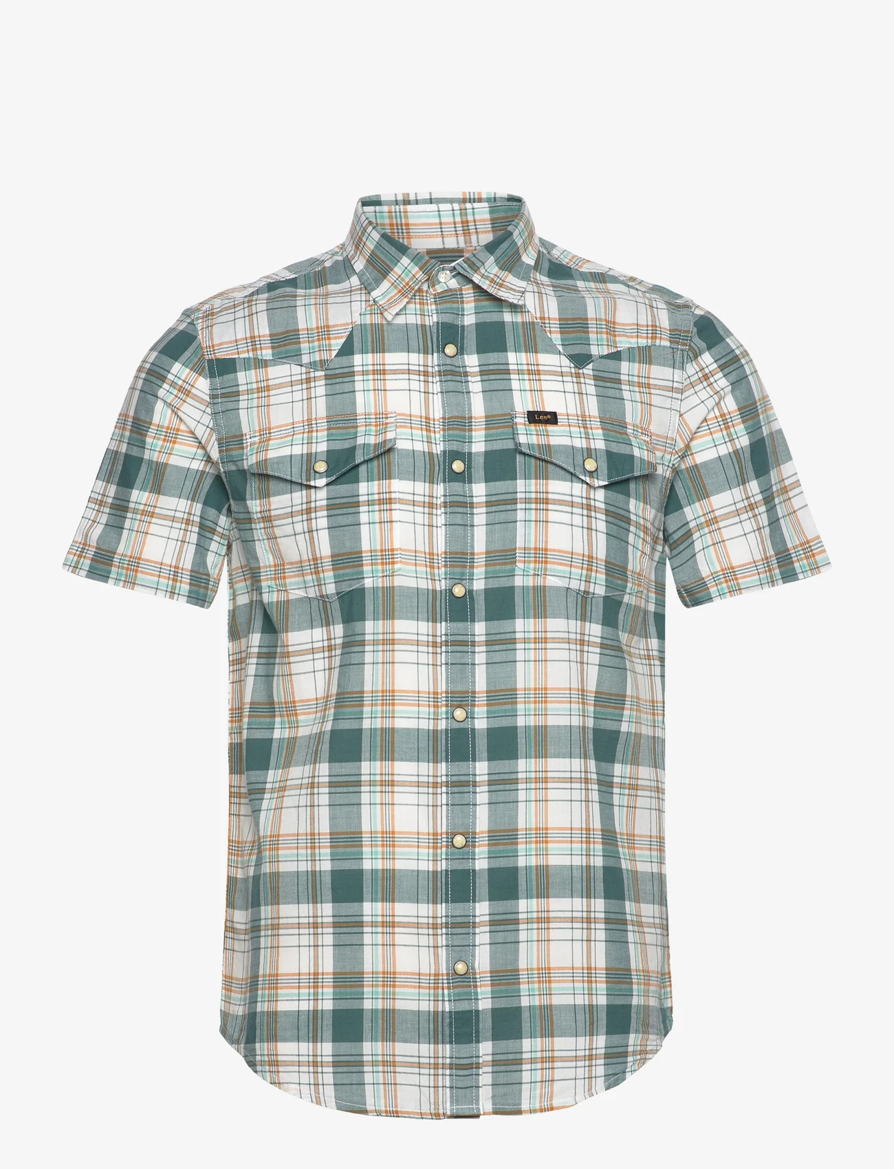 Lee Jeans - SS WESTERN SHIRT - geruite overhemden - evergreen - 0