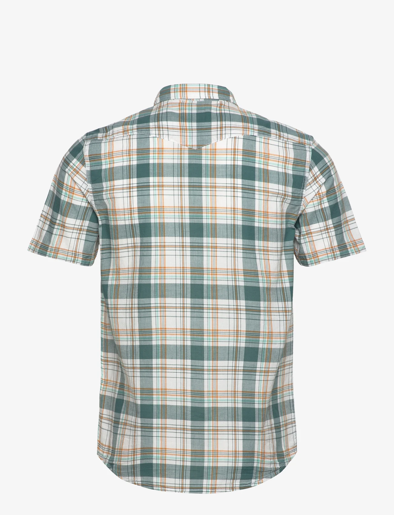 Lee Jeans - SS WESTERN SHIRT - checkered shirts - evergreen - 1