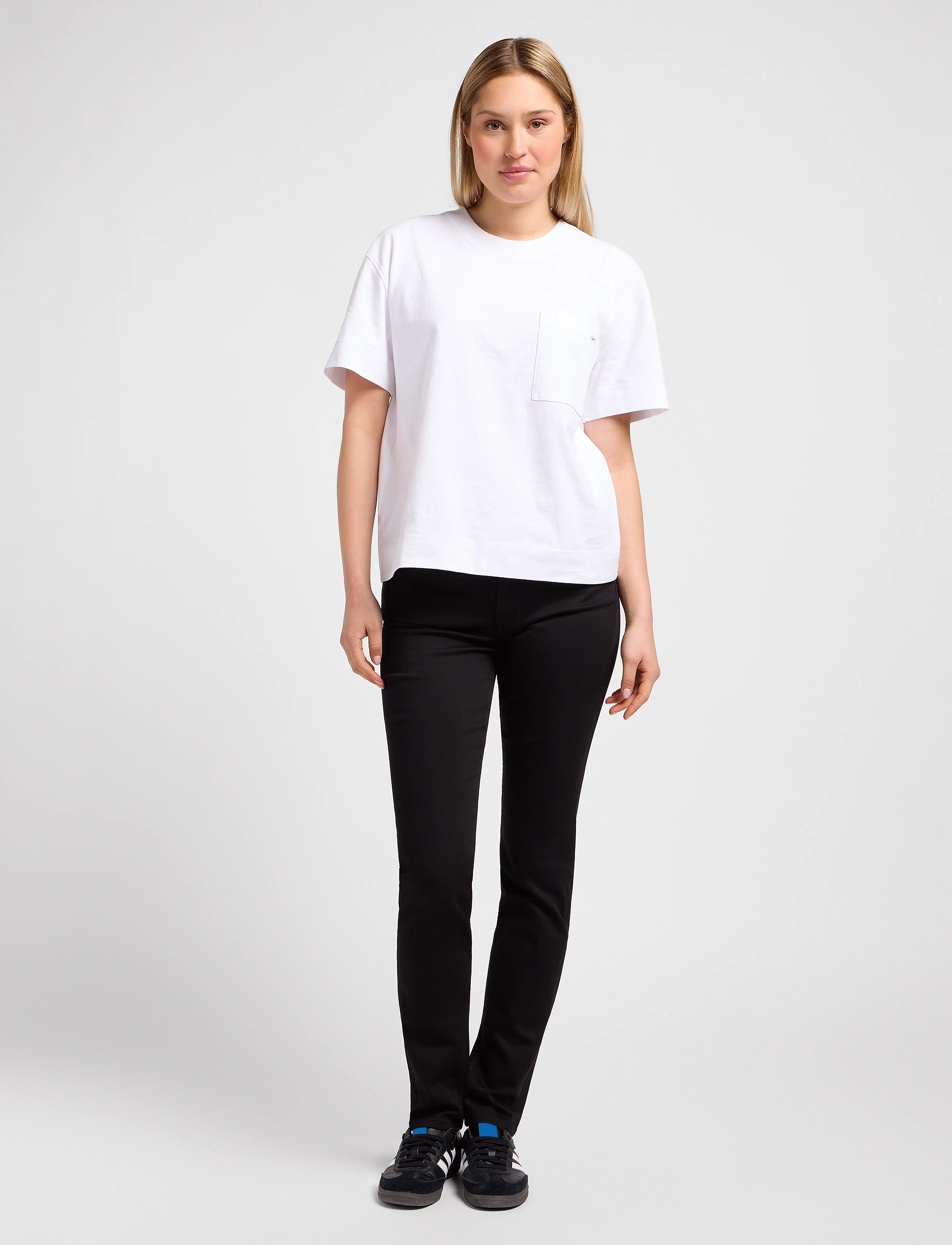 Lee Jeans - ELLY - wąskie dżinsy - black rinse - 4