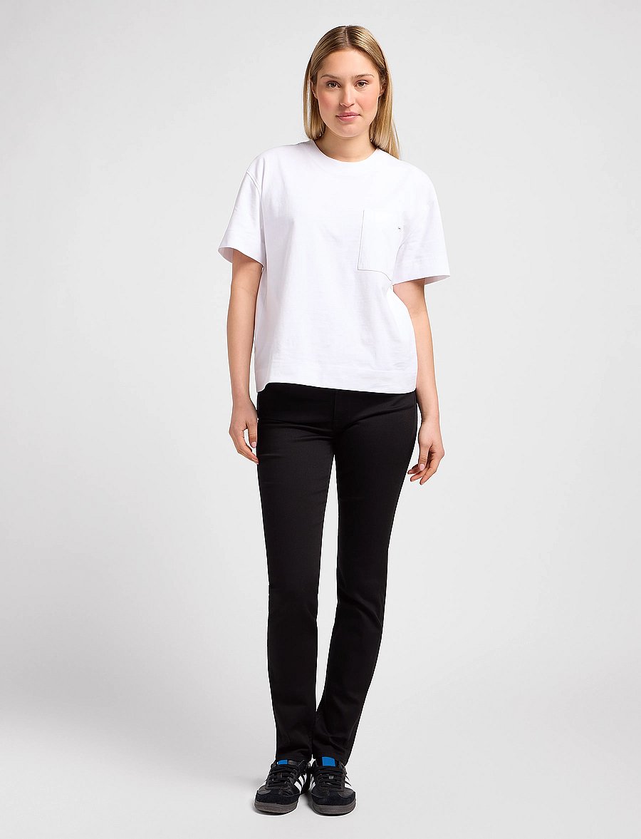 Lee Jeans - ELLY - slim fit -farkut - black rinse - 4