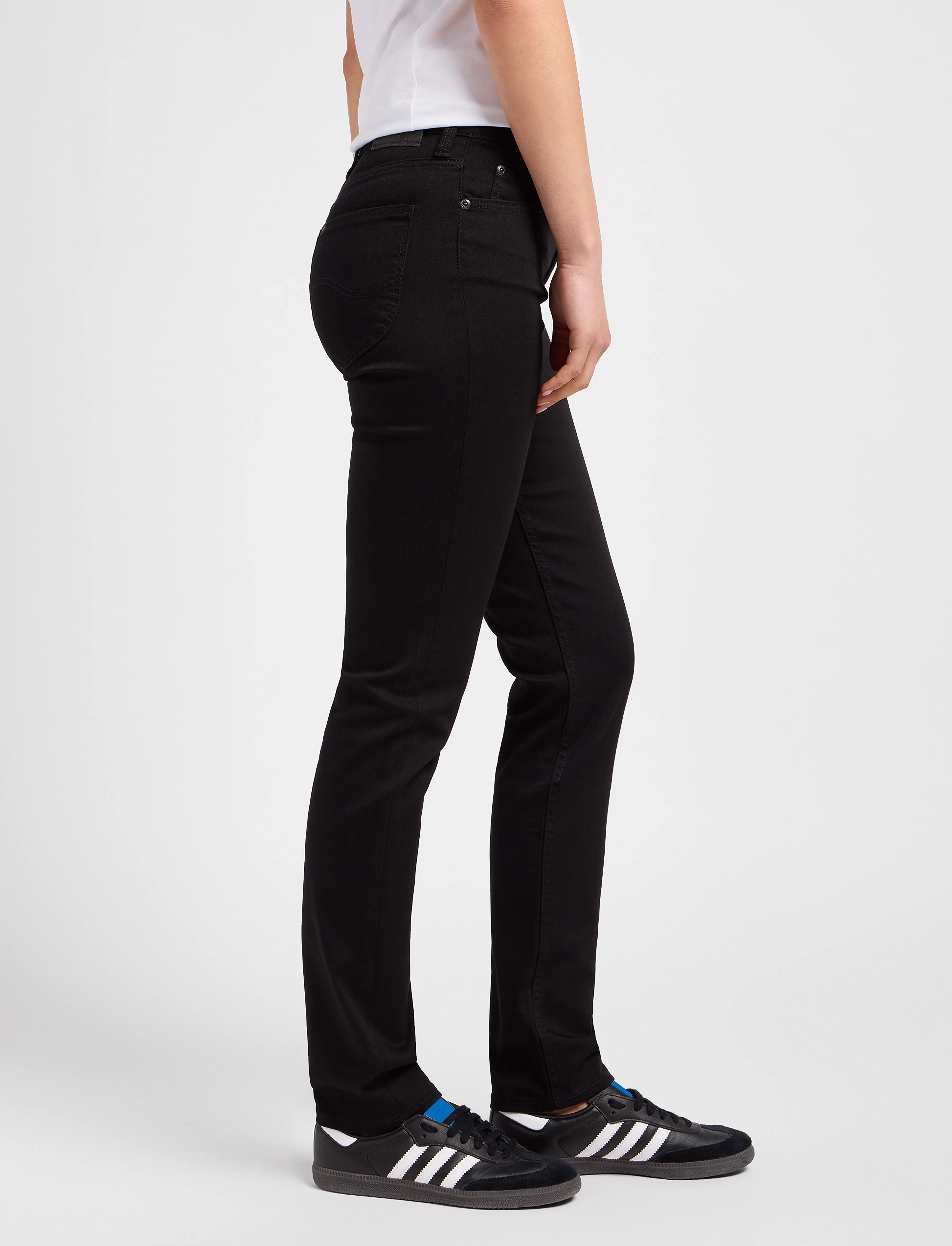Lee Jeans - ELLY - slim fit -farkut - black rinse - 5