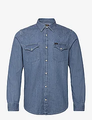 Lee Jeans - REGULAR WESTERN SHIRT - hemden - shasta blue - 0