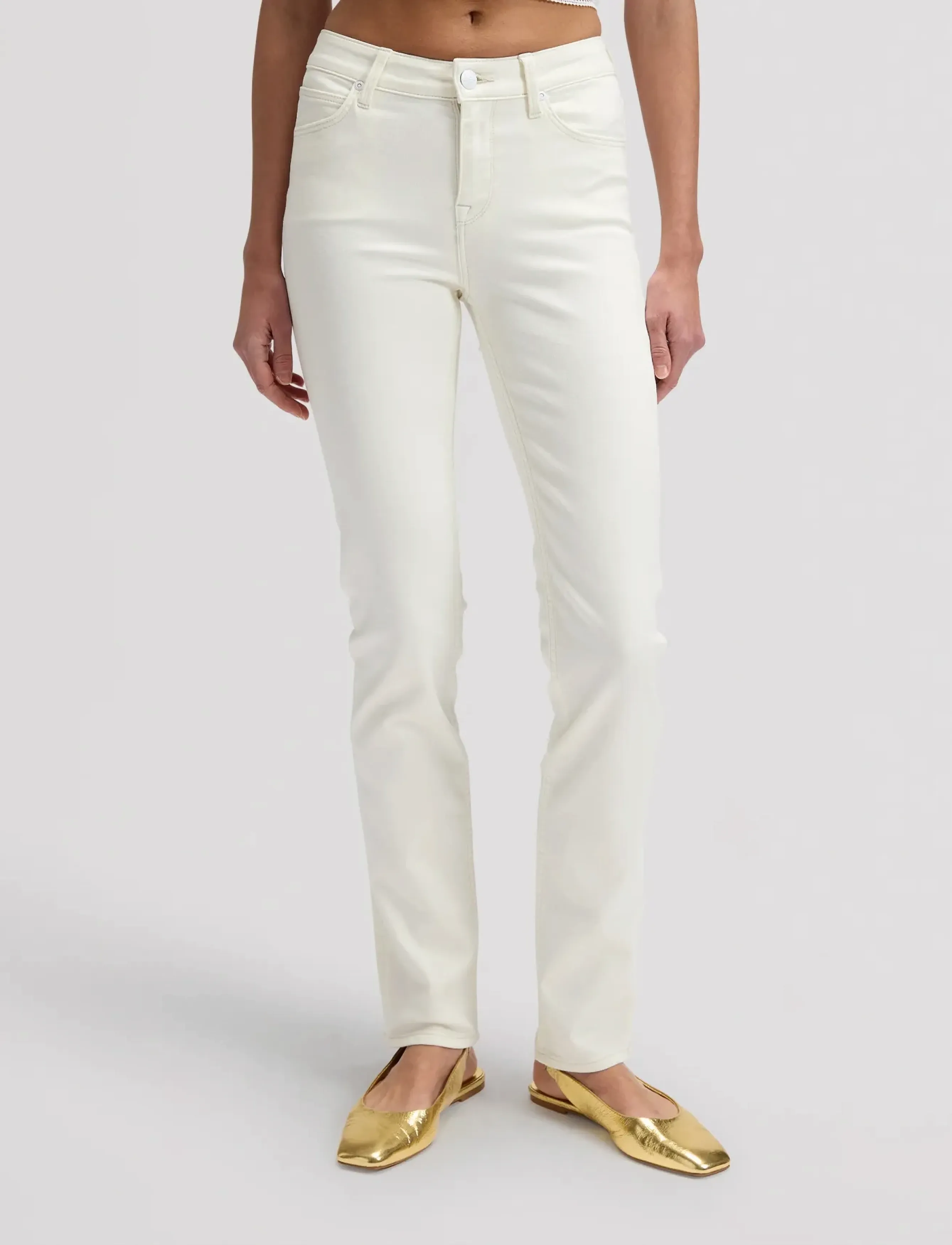 Lee Jeans Marion, 31 x 31, Cream, Jeans > Lige-Almindelige, Dame