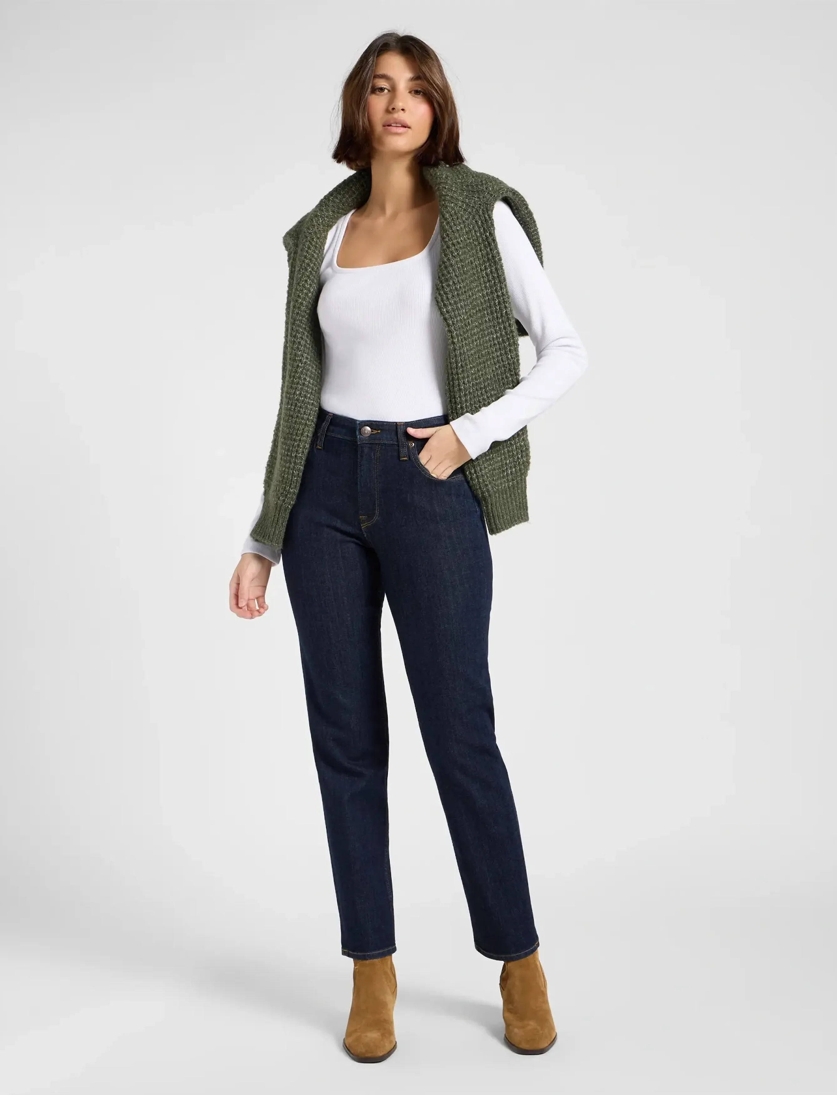 Lee Jeans - CAROL - mom-lõikega teksad - deepest space - 4
