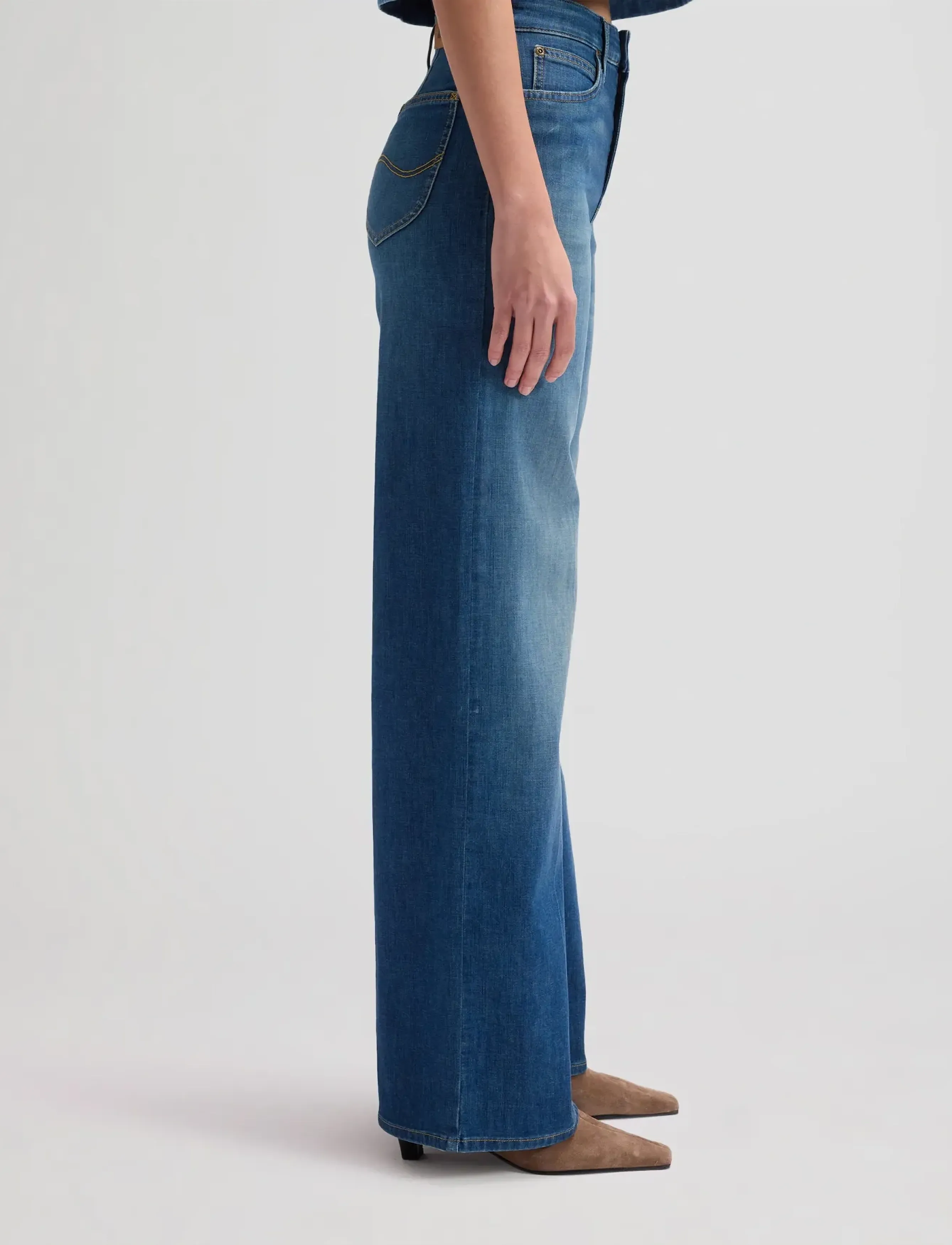 Lee Jeans - STELLA - brede jeans - blue arrow - 5