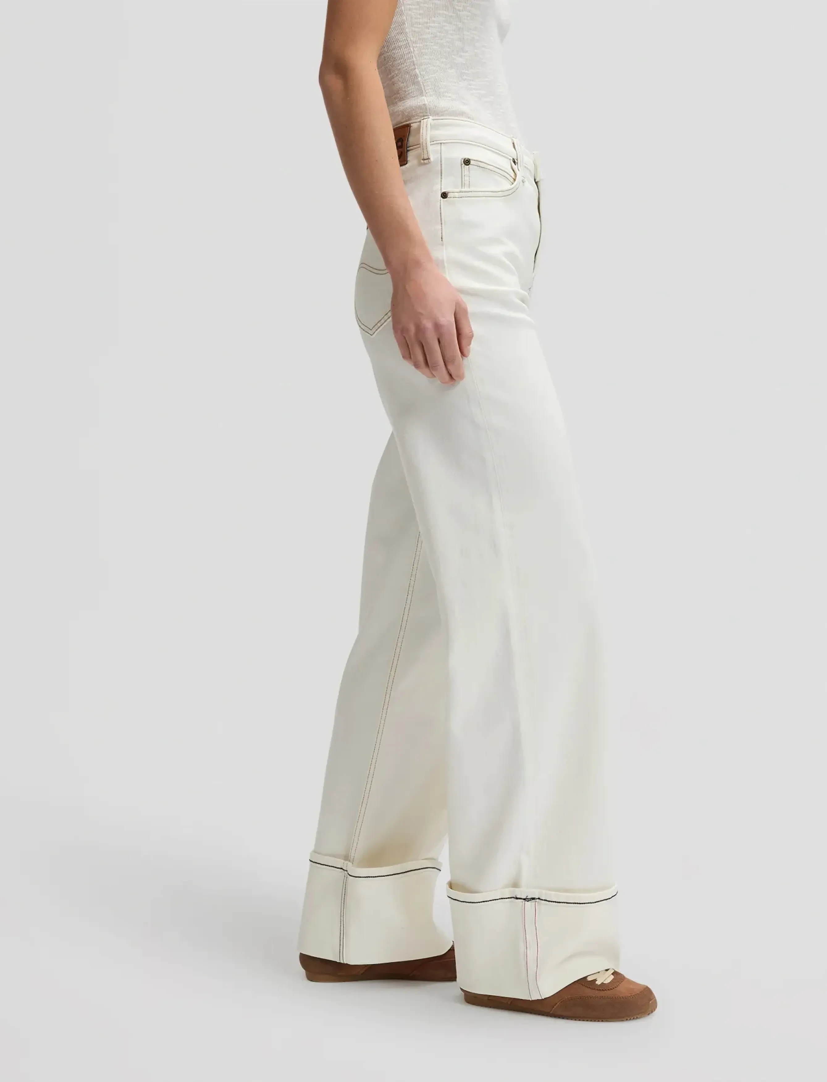 Lee Jeans - STELLA - brede jeans - fresh flock - 4