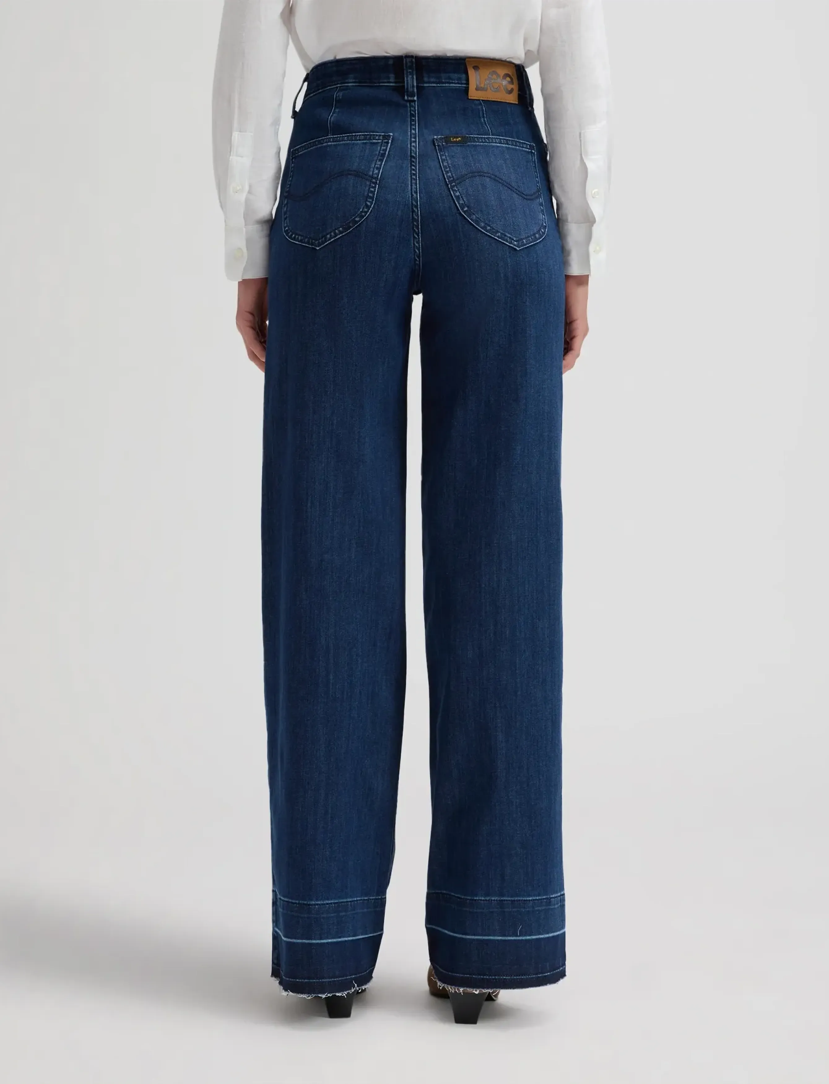 Lee Jeans - STELLA - víðar gallabuxur - holding tight - 3