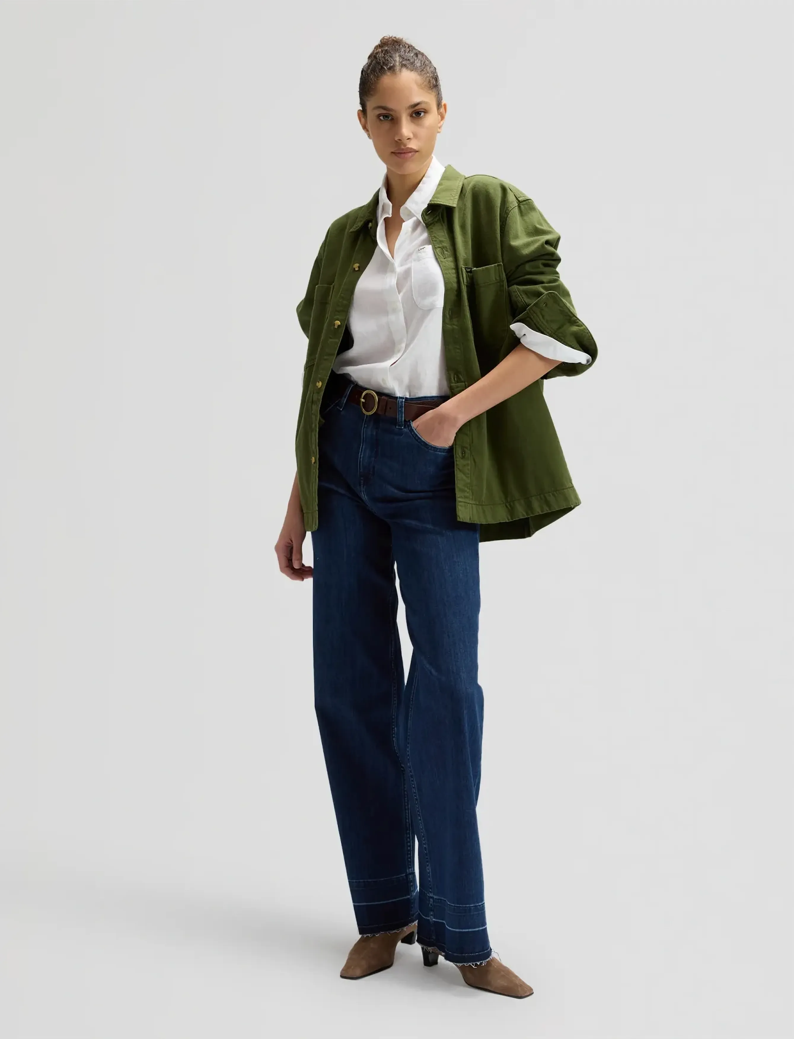 Lee Jeans - STELLA - víðar gallabuxur - holding tight - 4