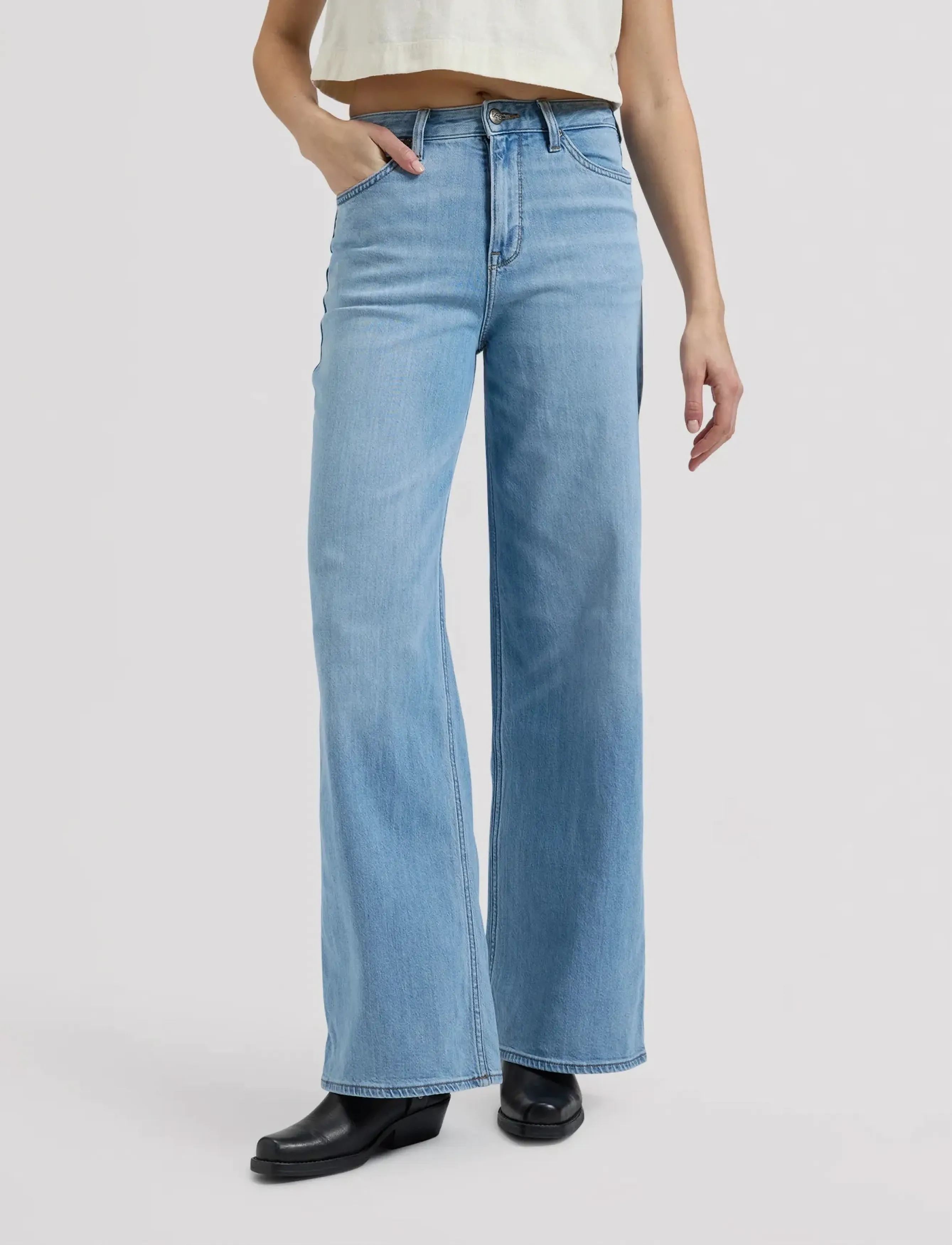 Lee Jeans STELLA - Vaatteet - WATER DROPLET / blue