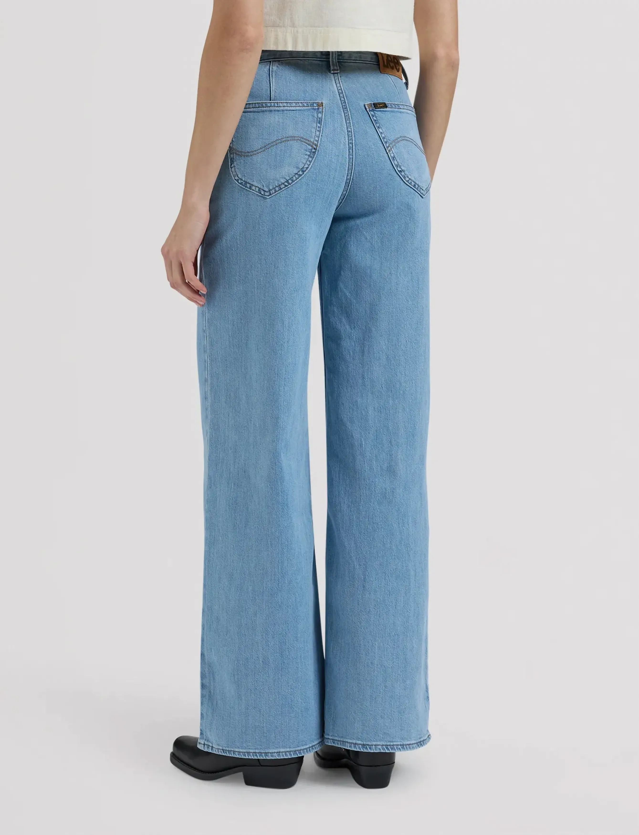 Lee Jeans - STELLA - brede jeans - water droplet - 3
