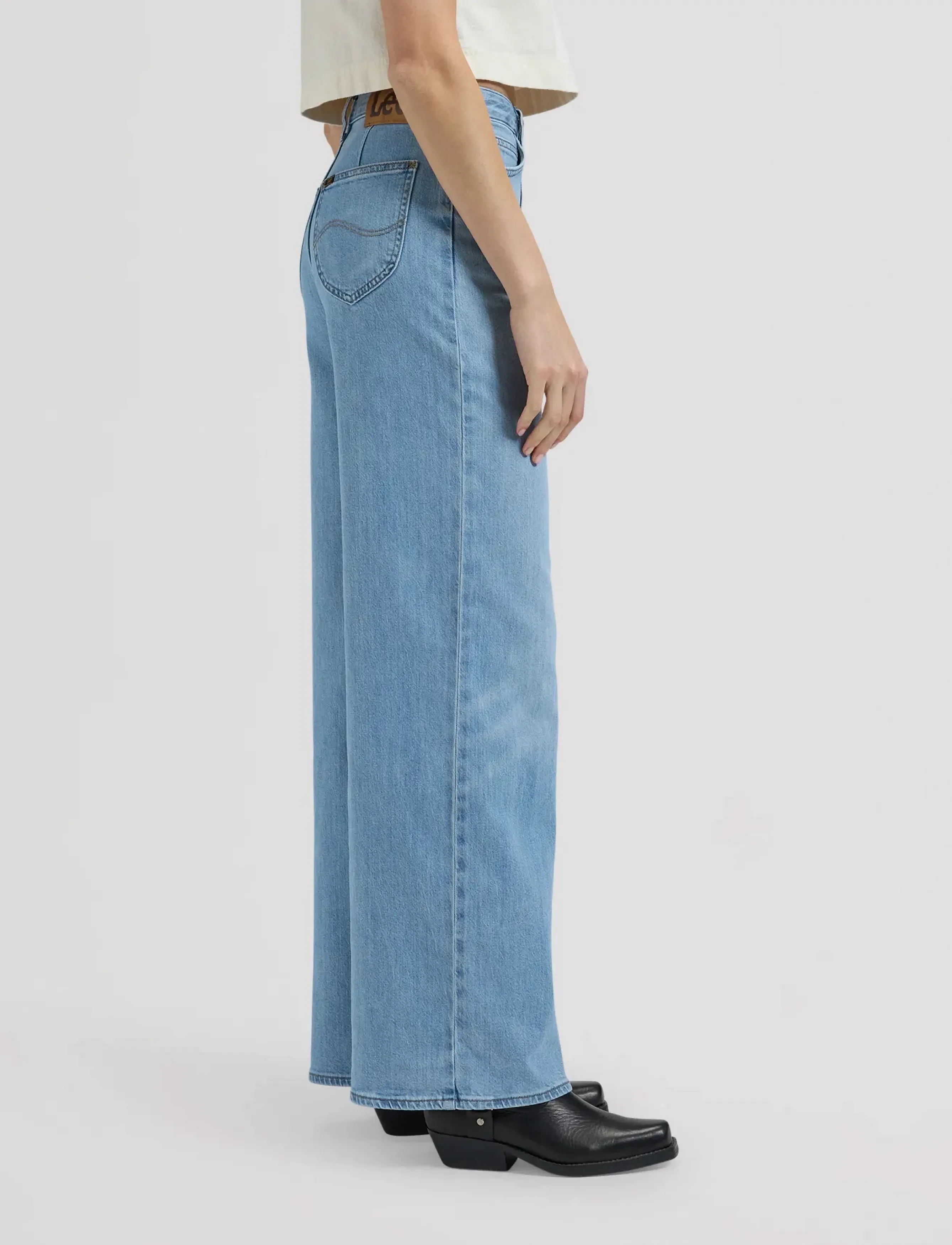 Lee Jeans - STELLA - brede jeans - water droplet - 5