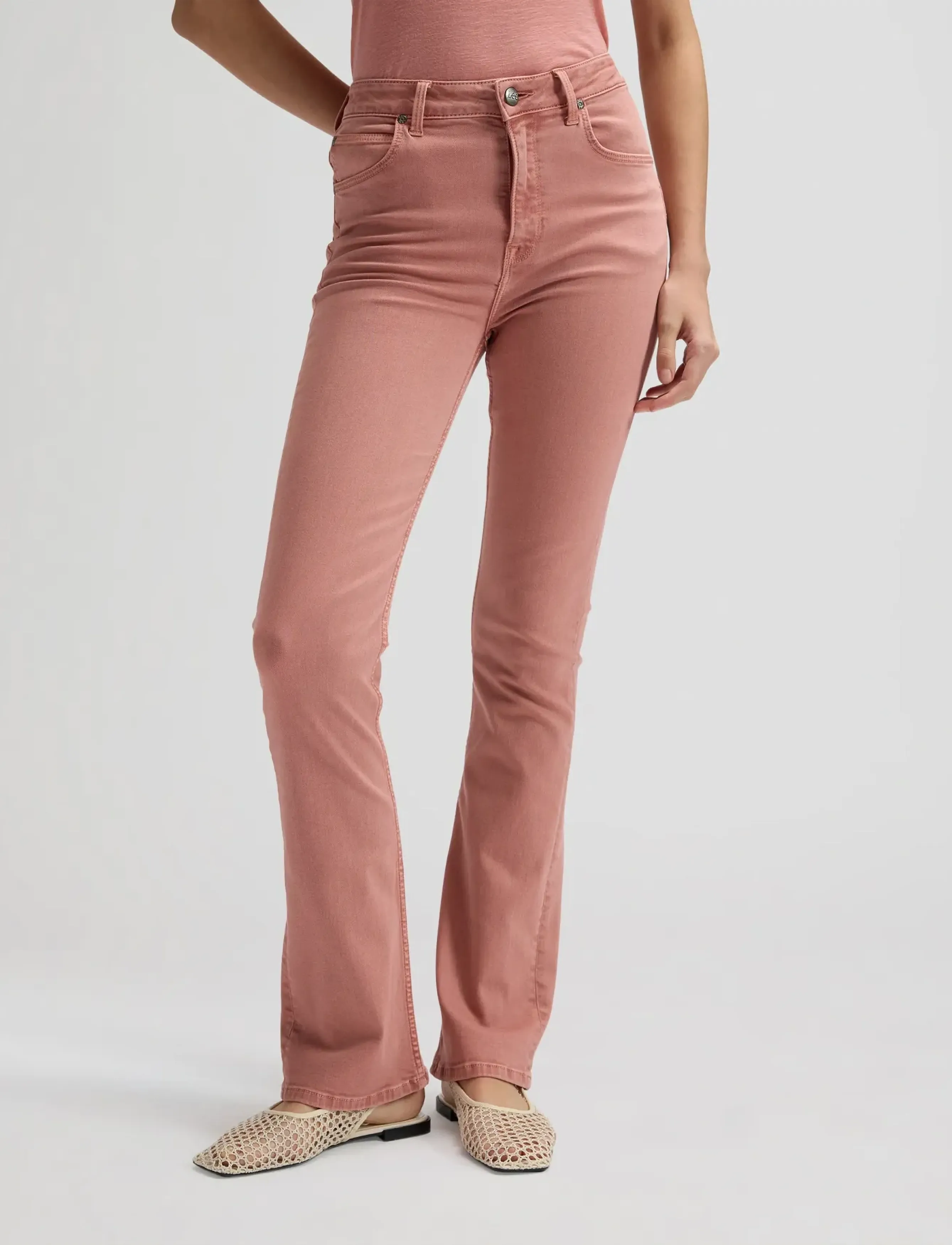 Lee Jeans BREESE BOOT - Jeans - MALLORY / coral