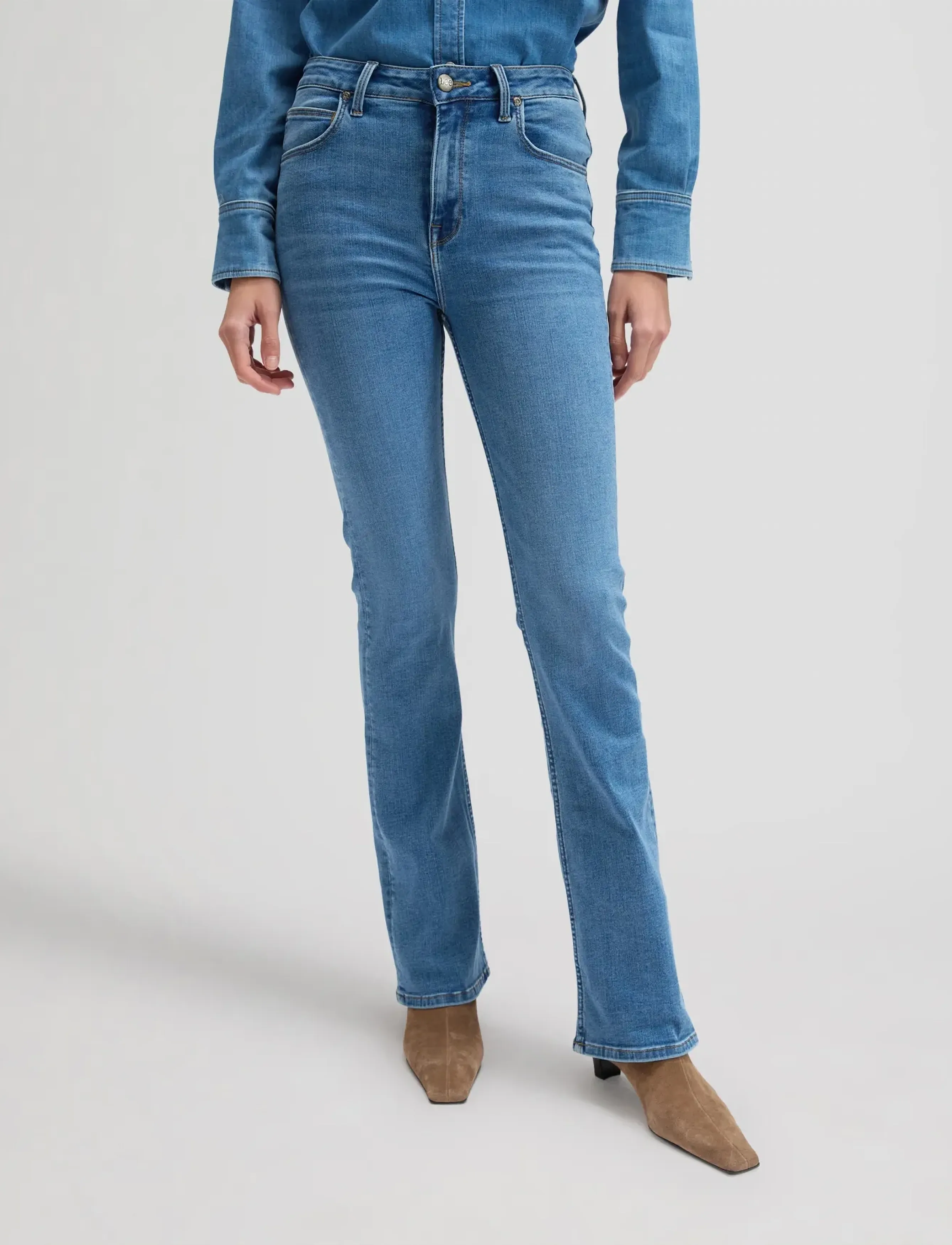 Lee Jeans BREESE BOOT - Kläder - SAPPHIRE POND / blue