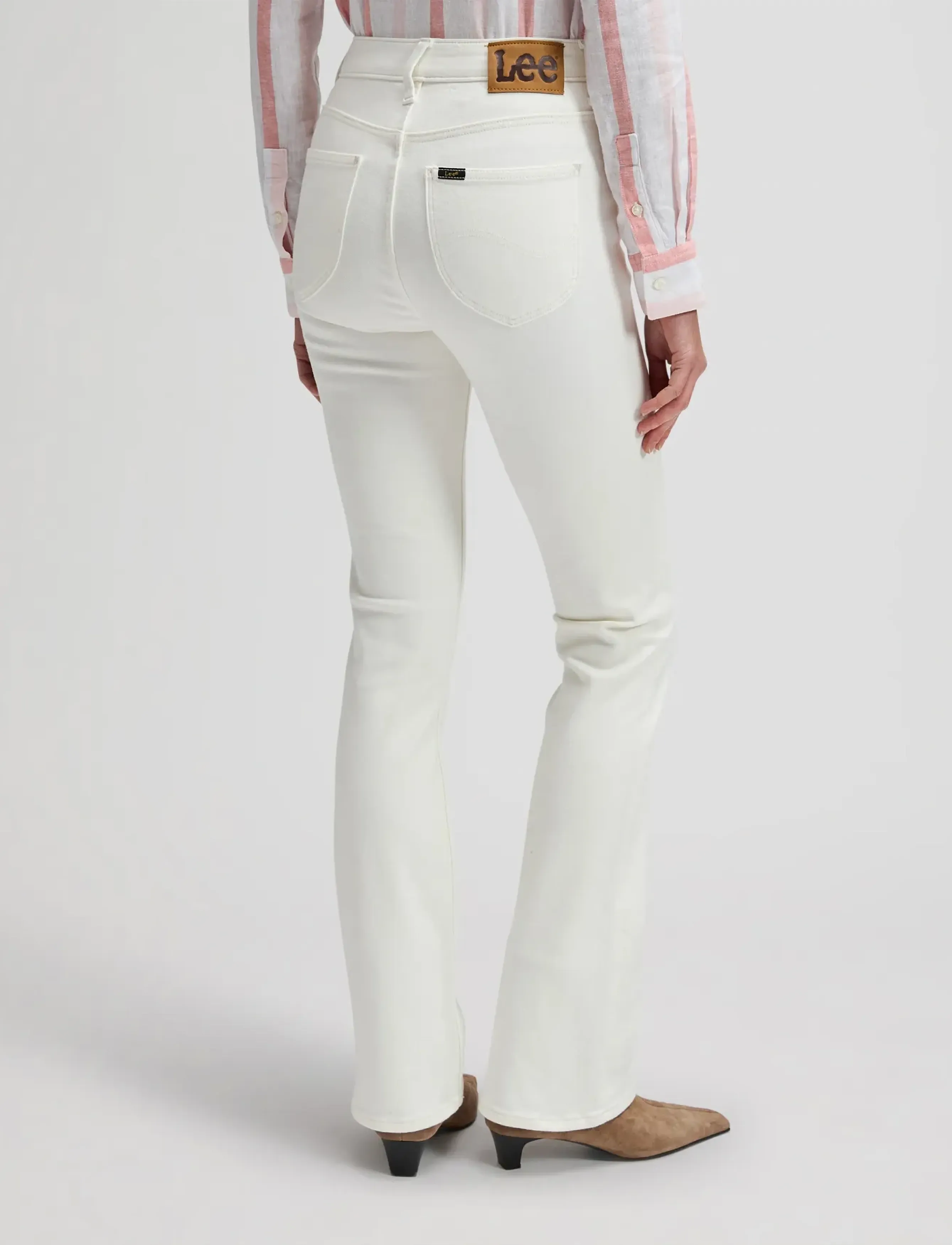 Lee Jeans - BREESE BOOT - bootcut jeans - winter white - 2