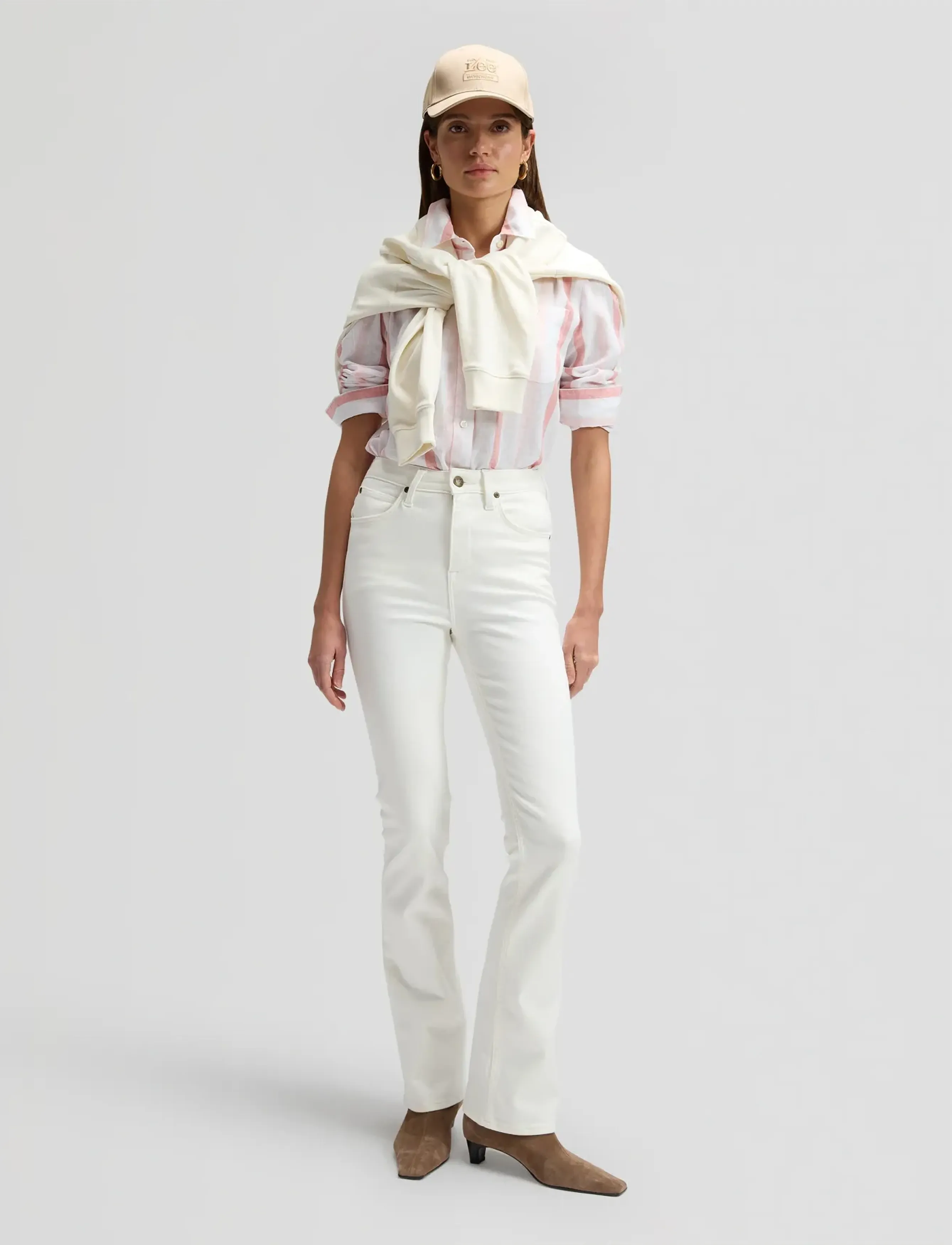 Lee Jeans - BREESE BOOT - bootcut jeans - winter white - 3