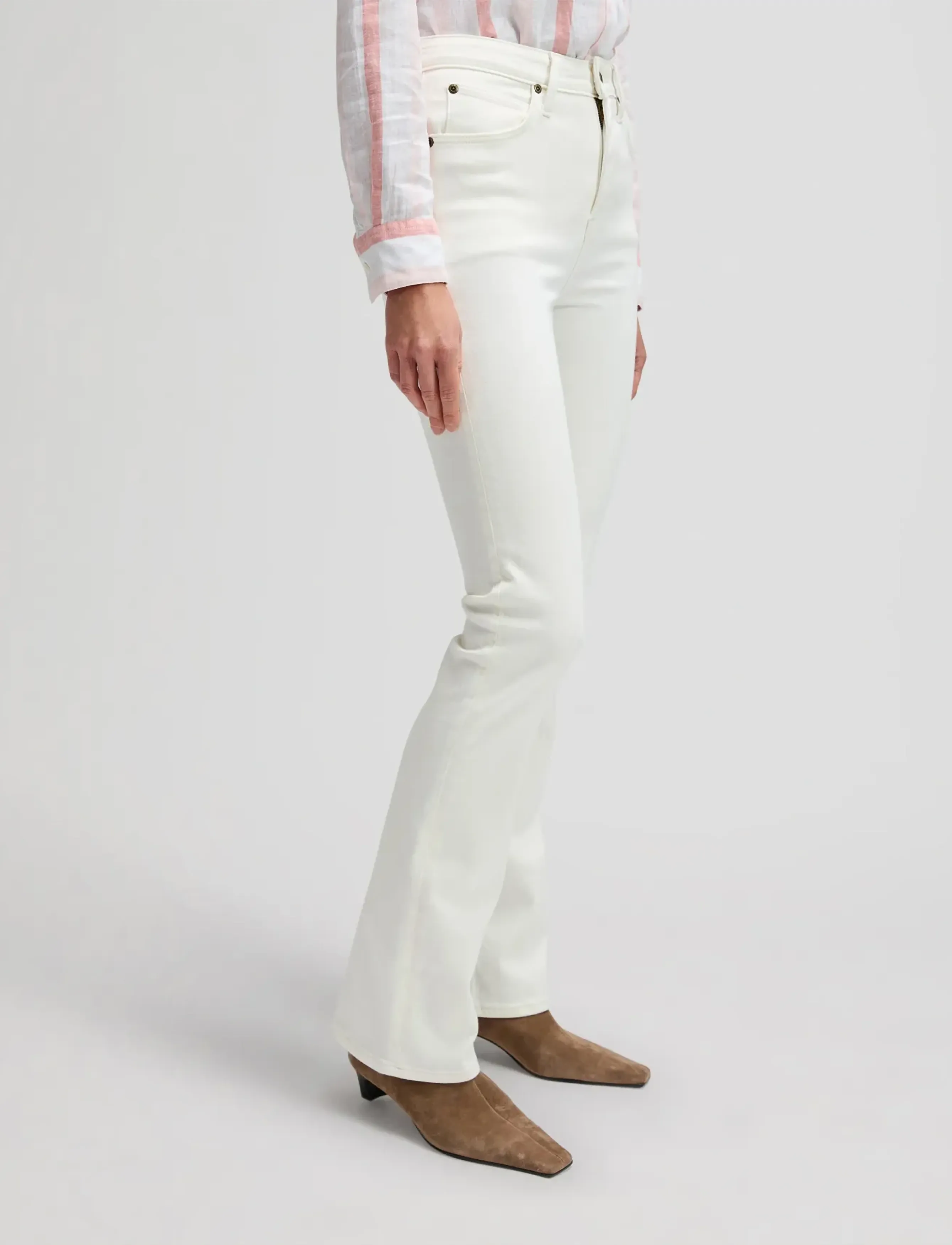Lee Jeans - BREESE BOOT - bootcut jeans - winter white - 4