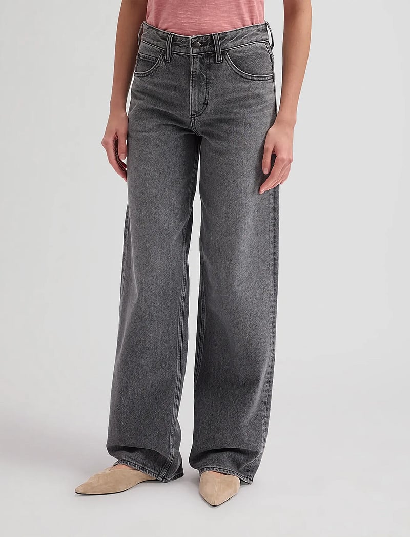 Lee Jeans - RIDER LOOSE - hosen mit weitem bein - blackberry - 0