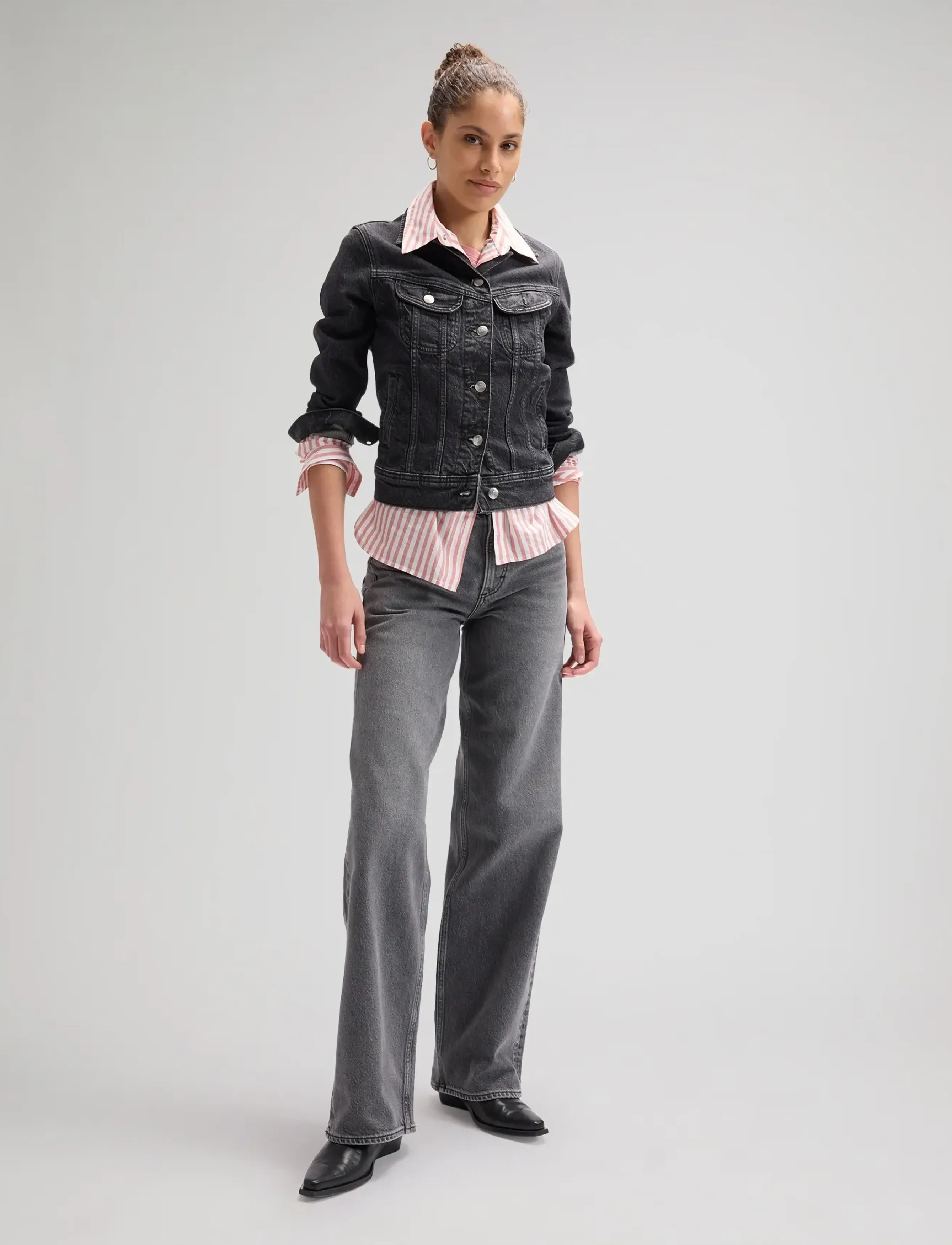 Lee Jeans - RIDER LOOSE - brede jeans - blackberry - 3
