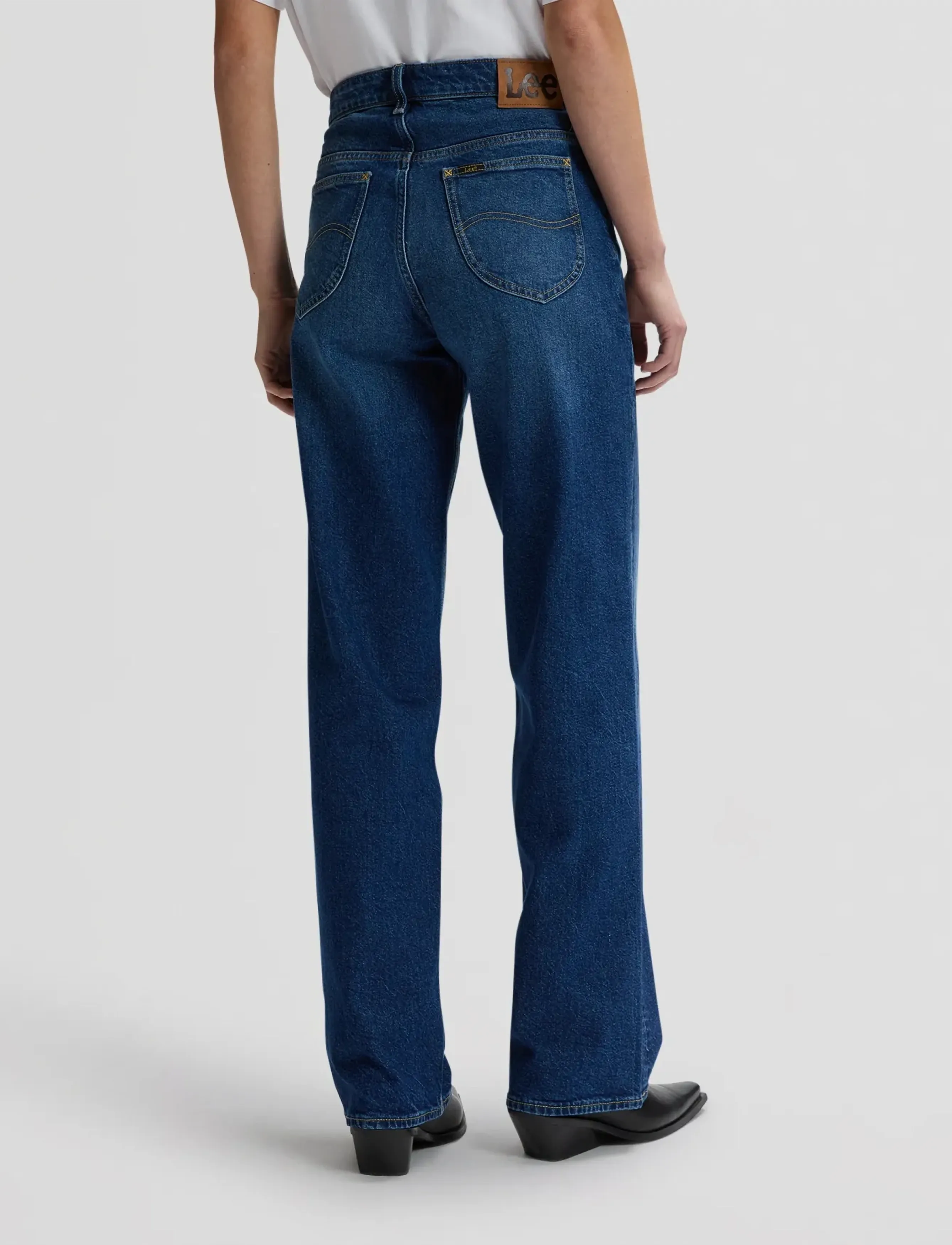 Lee Jeans - RIDER LOOSE - brede jeans - navy cast - 2