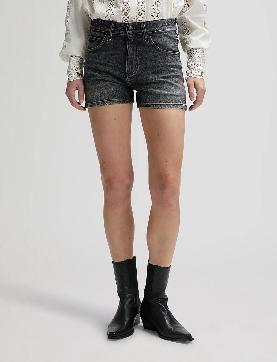 Lee Jeans - RIDER SHORT 3IN - jeansshorts - bet on black - 0