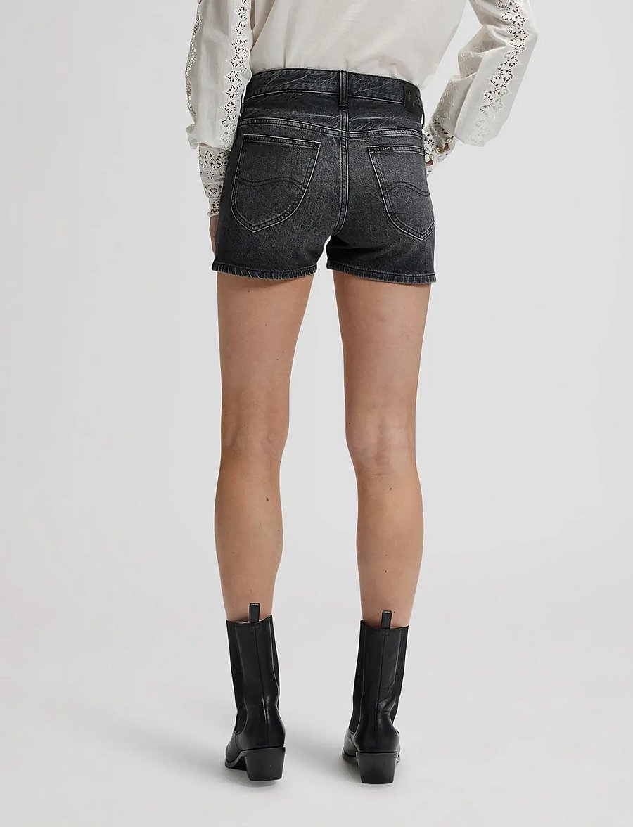 Lee Jeans - RIDER SHORT 3IN - jeansshorts - bet on black - 2