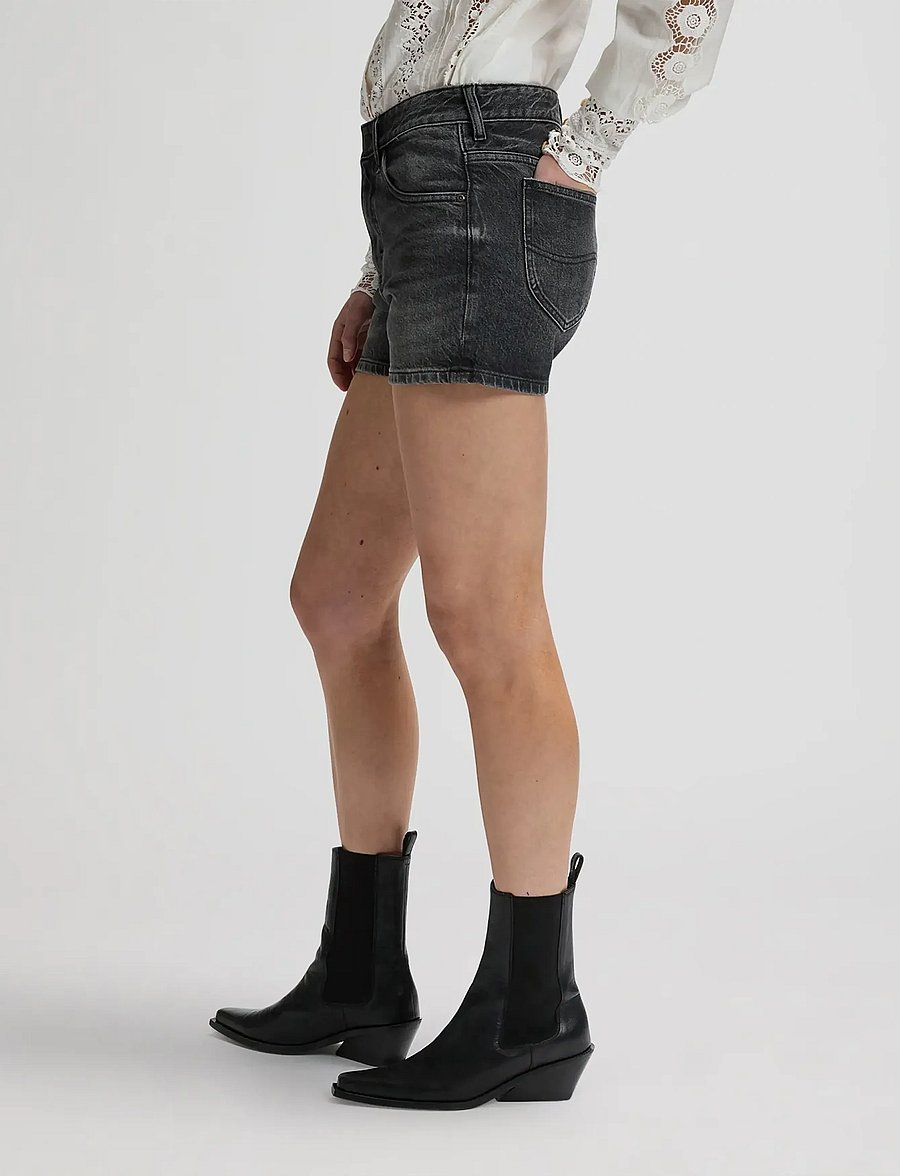 Lee Jeans - RIDER SHORT 3IN - jeansshorts - bet on black - 4