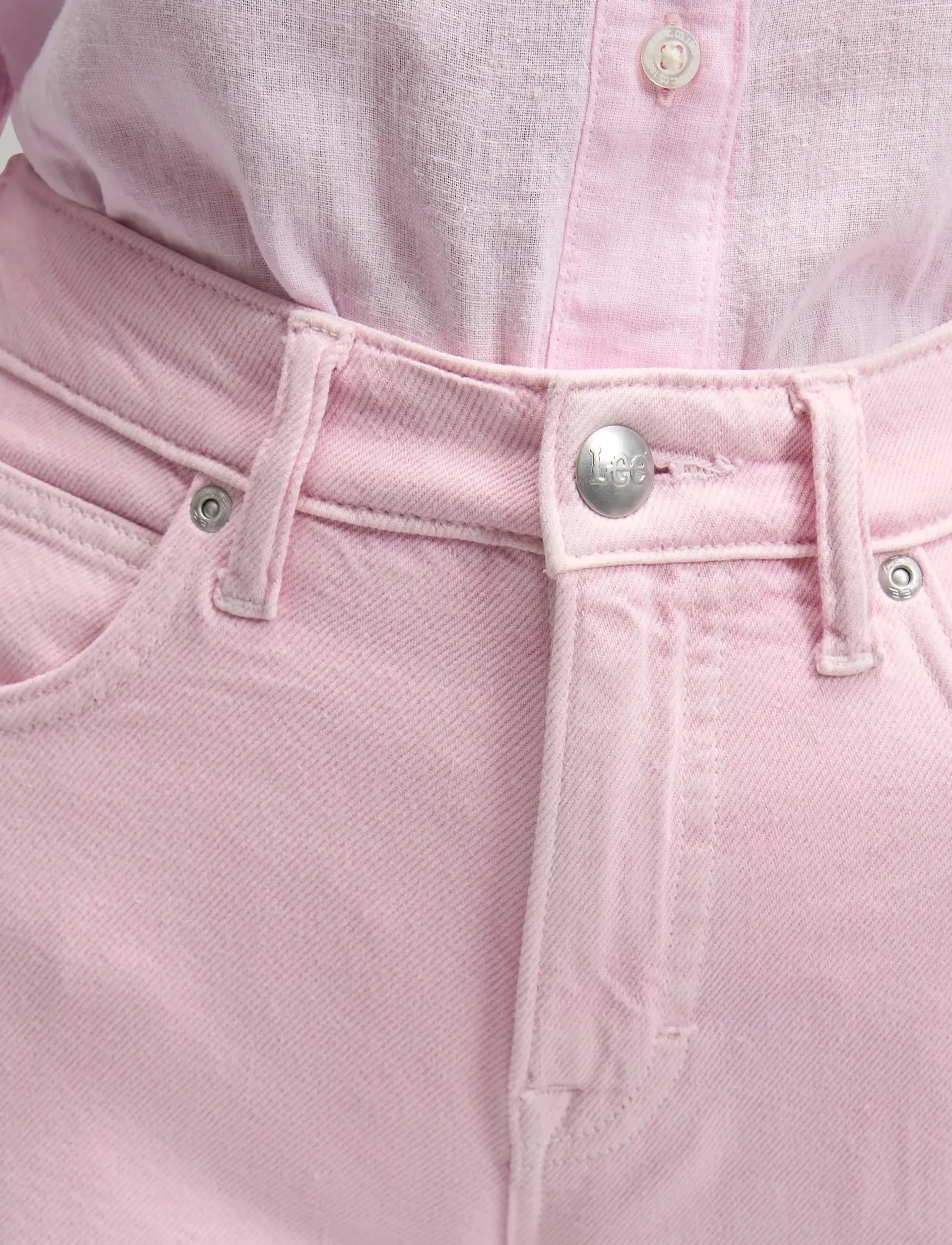 Lee Jeans - CAROL SHORT - gallastuttbuxur - icy pink - 5