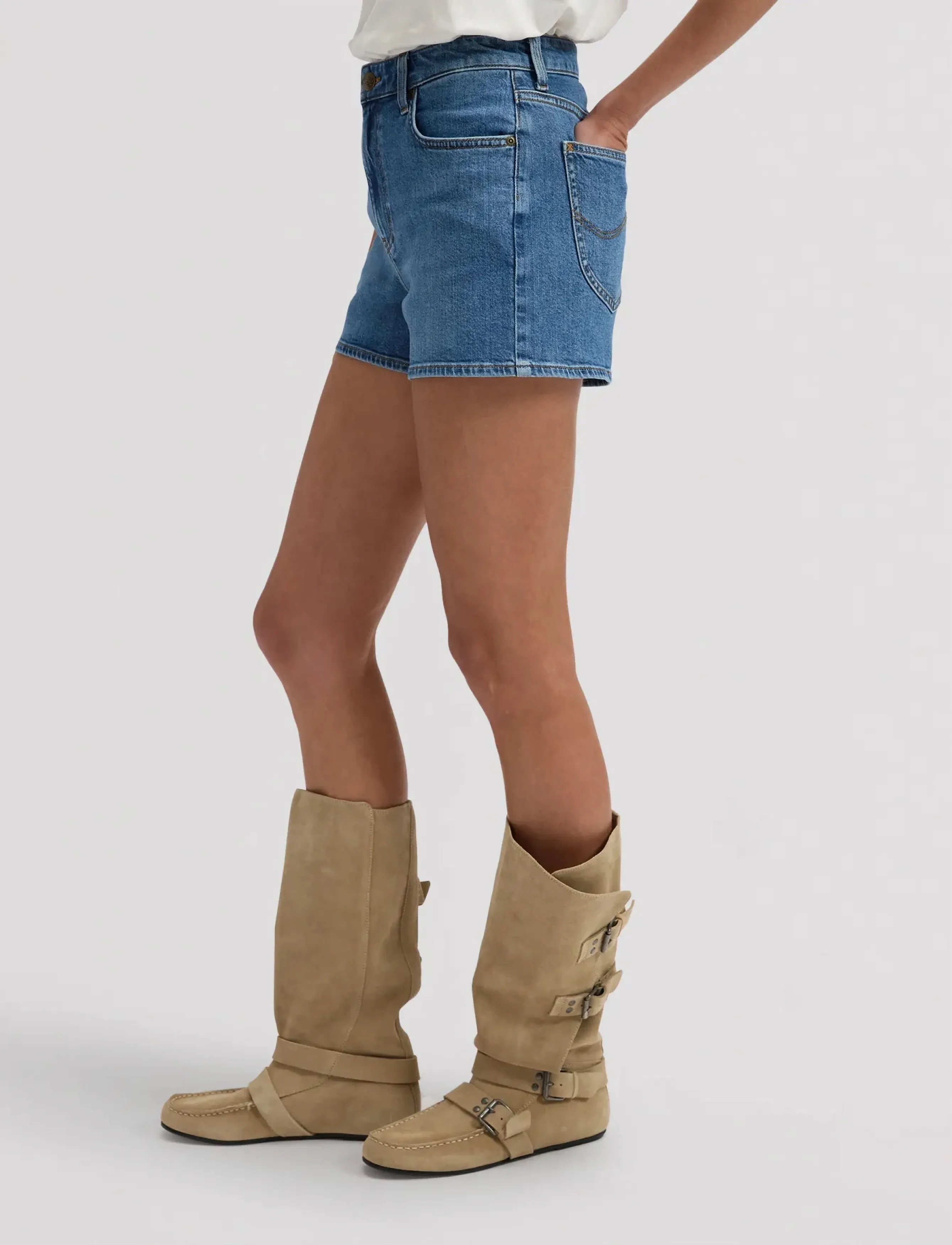 Lee Jeans - CAROL SHORT - shorts - sleet - 5