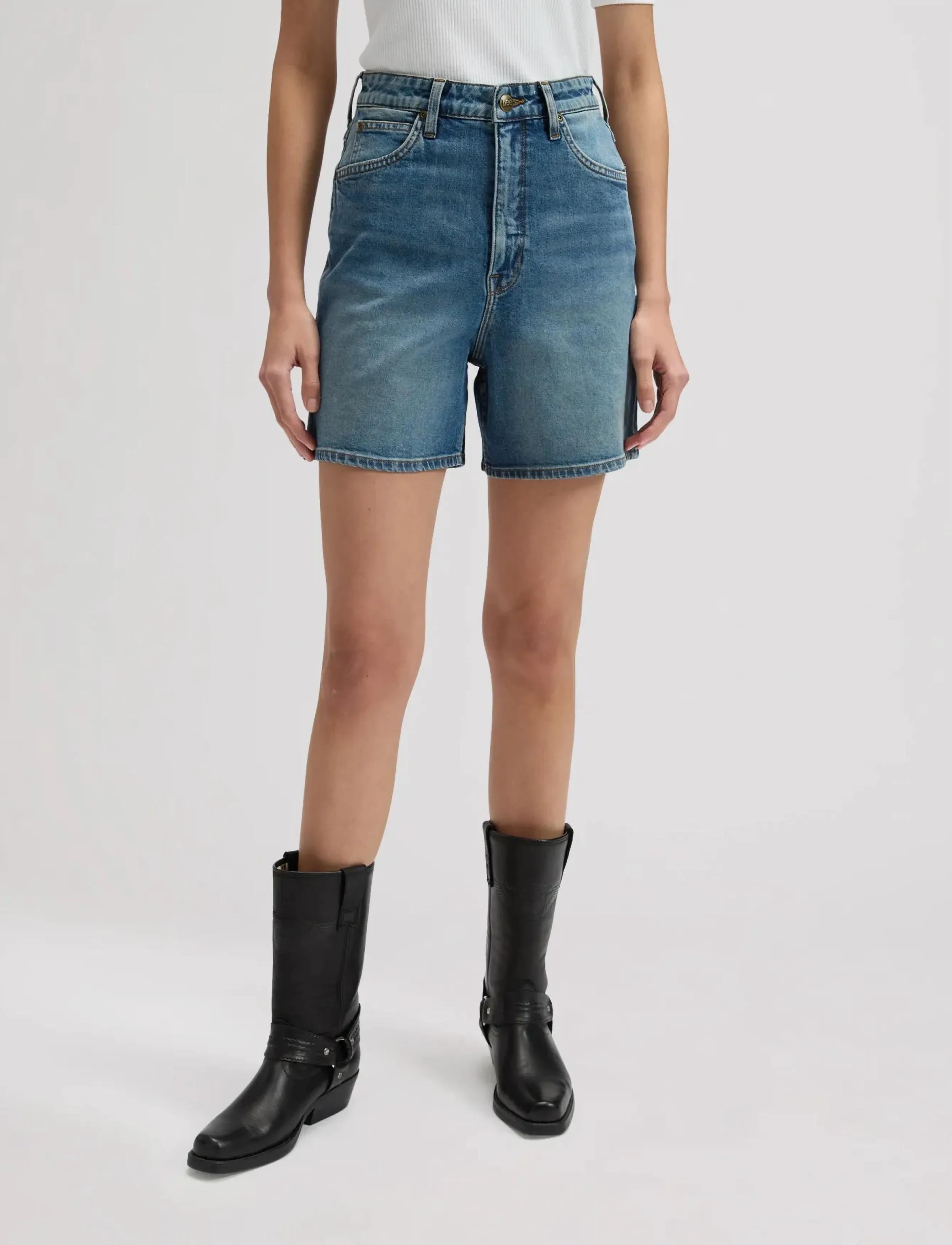 Lee Jeans STELLA SHORT - Lee Jeans - LAKESIDE DRIVE / blue