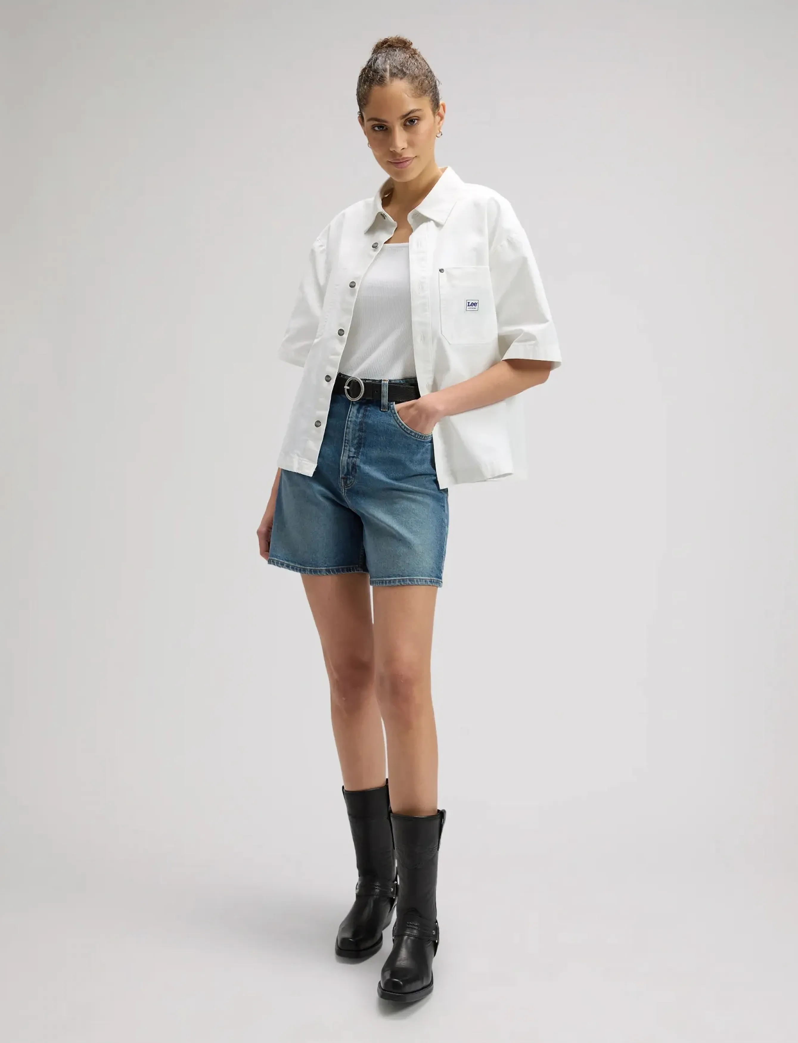 Lee Jeans - STELLA SHORT - laveste priser - lakeside drive - 3