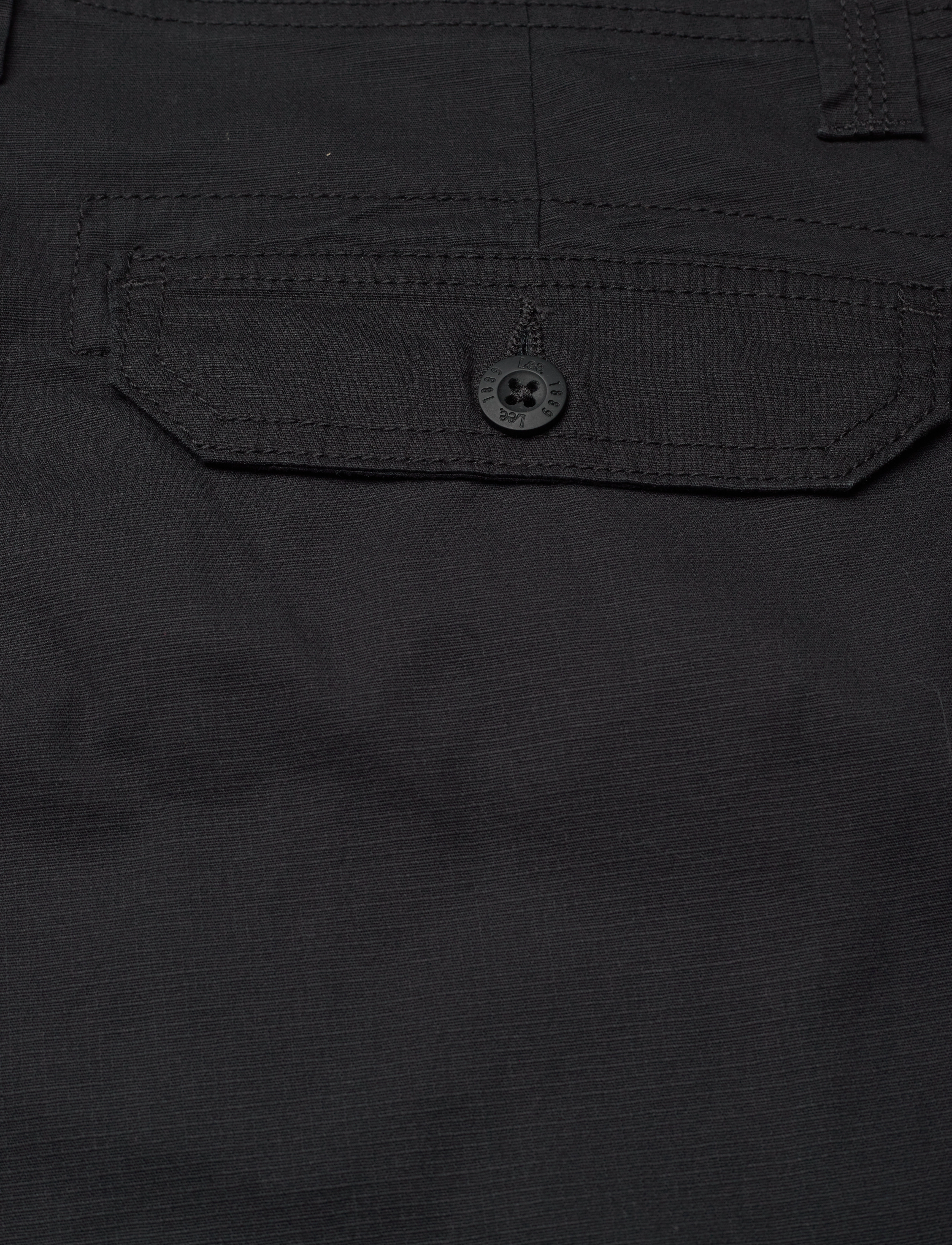 Lee Jeans - WYOMING CARGO LONG - cargobukser - black - 4
