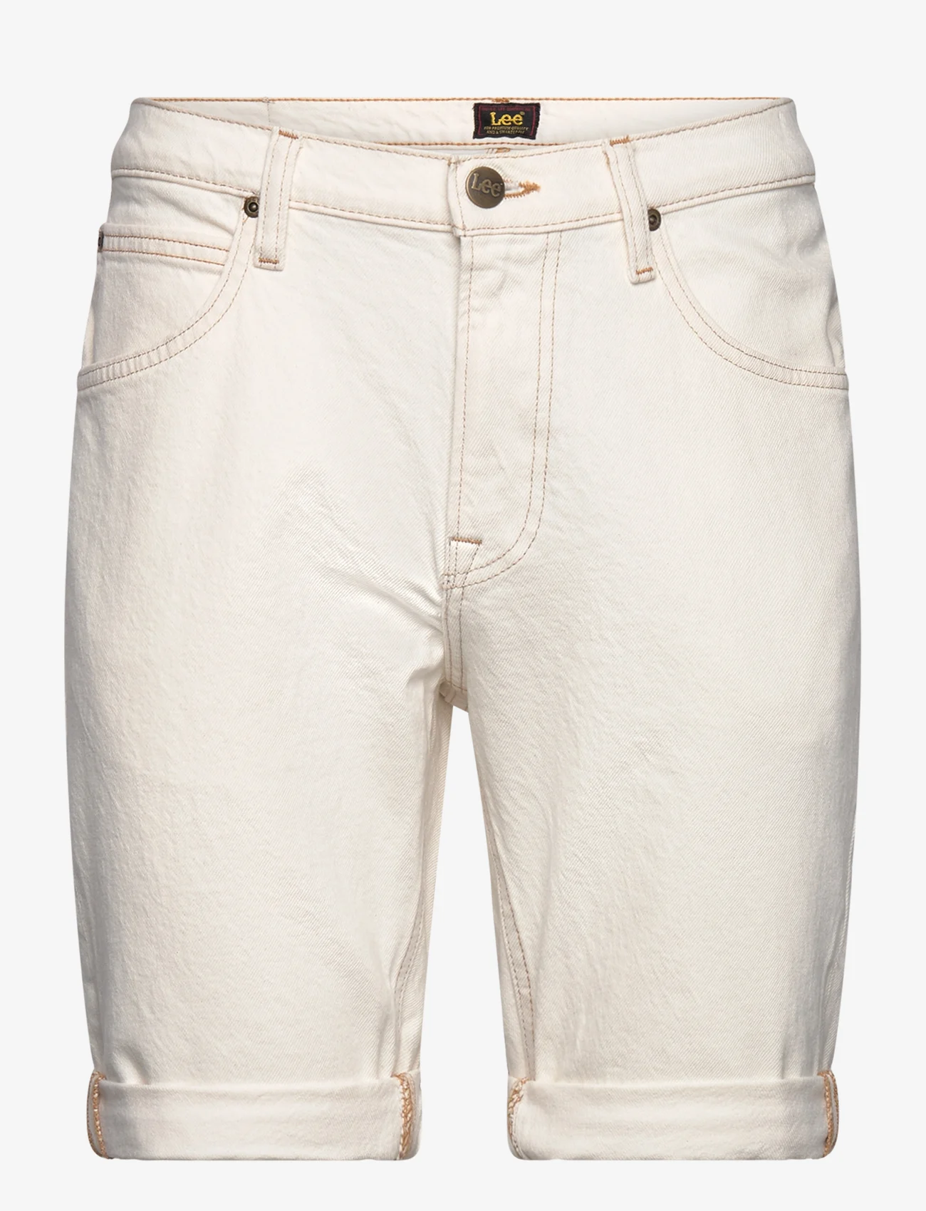 Lee Jeans - 5 POCKET SHORT - lühikesed teksapüksid - clean white - 0