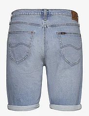 Lee Jeans - 5 POCKET SHORT - lühikesed teksapüksid - solid blues - 1