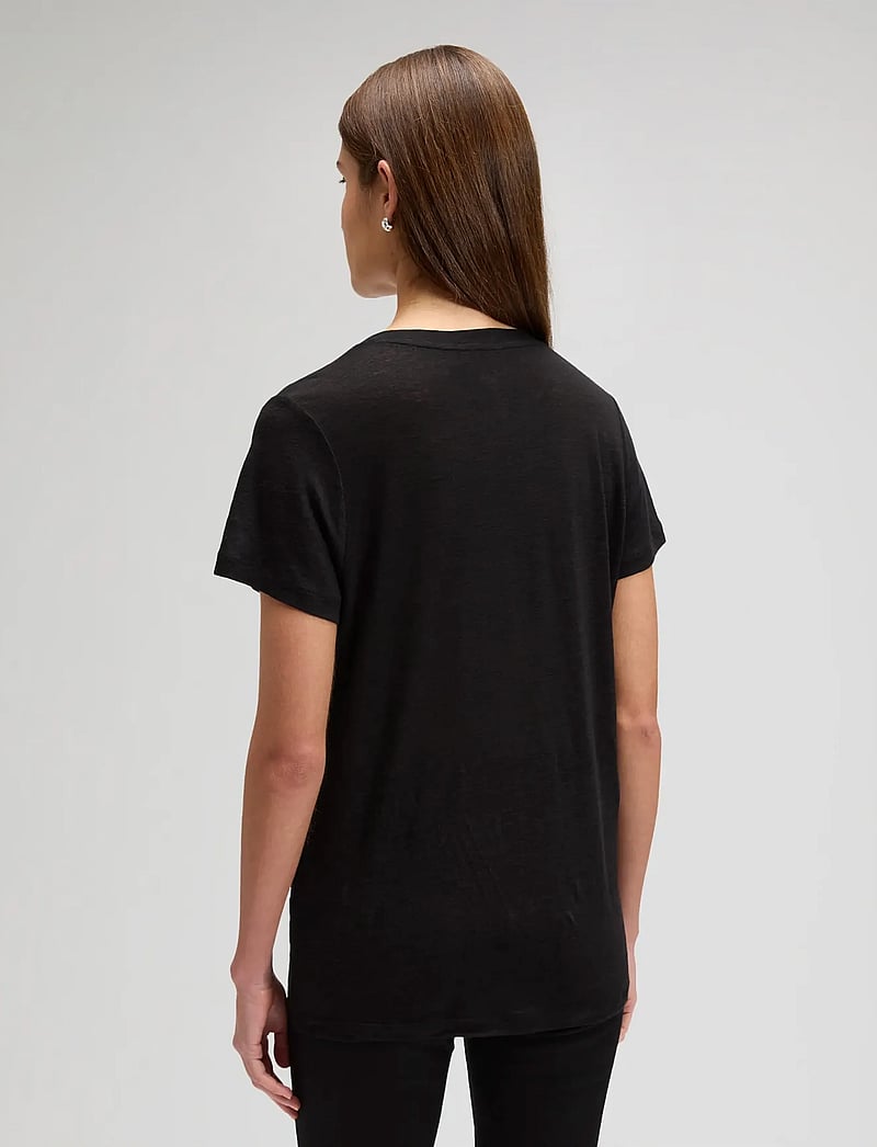 Lee Jeans - V NECK TEE - t-krekli - black - 2