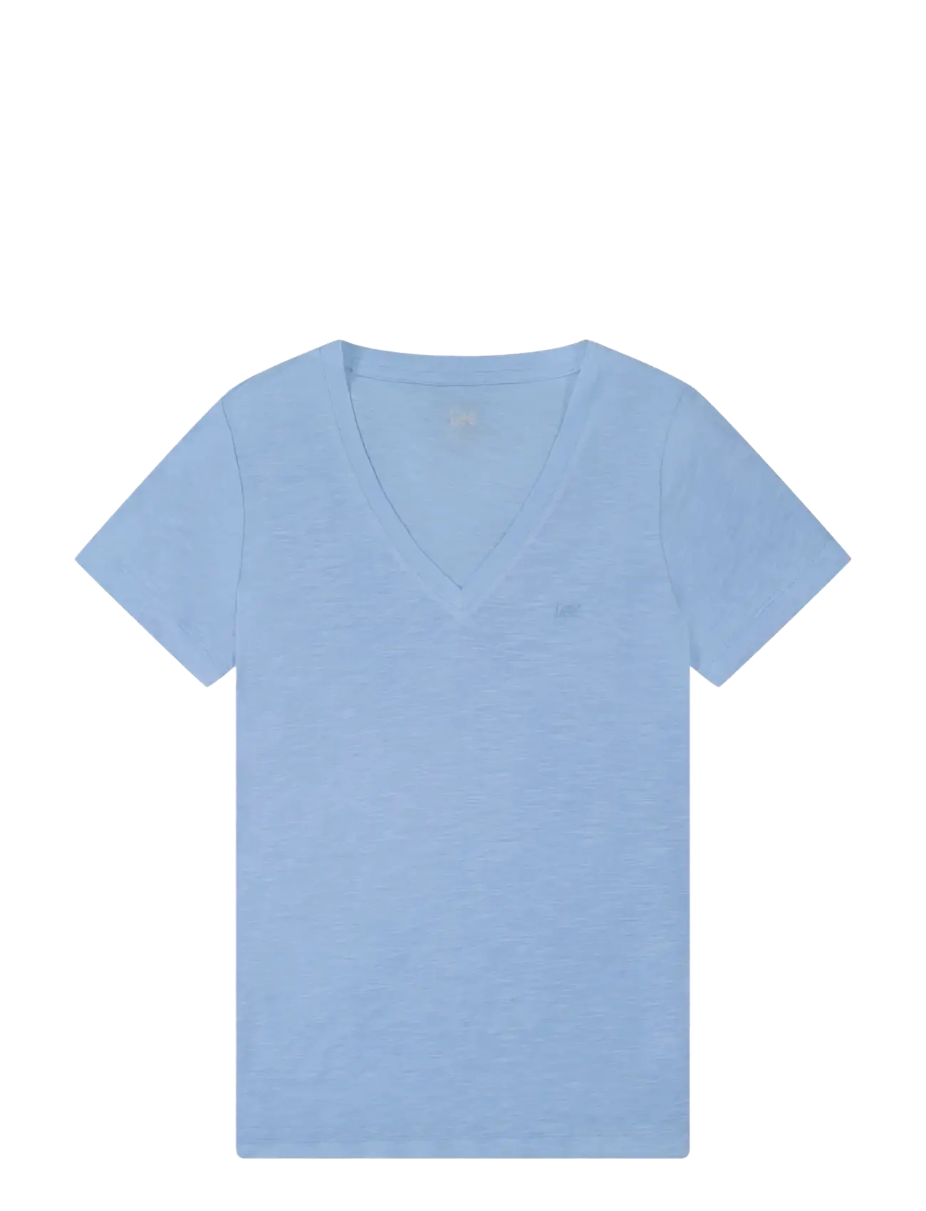 Lee Jeans V NECK TEE - Lee Jeans - HALOGEN / blue