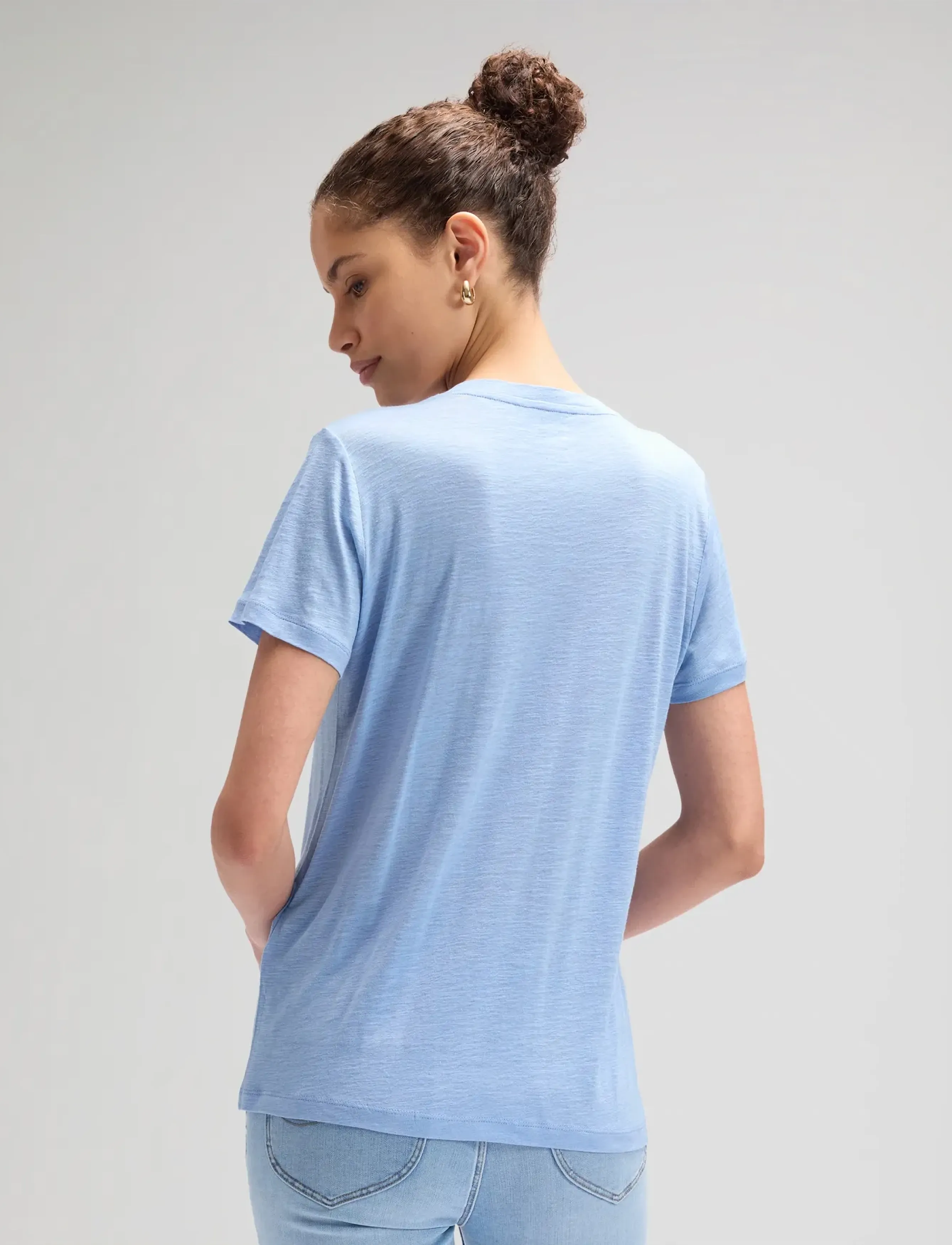 Lee Jeans - V NECK TEE - t-shirts - halogen - 2