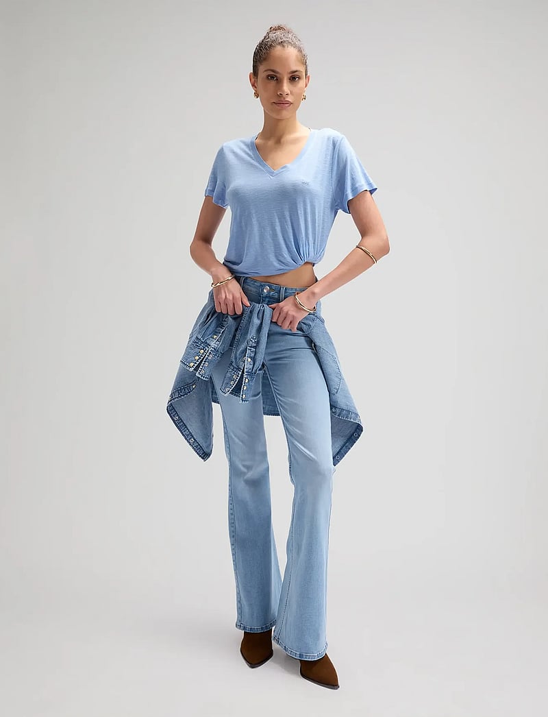 Lee Jeans - V NECK TEE - t-shirts - halogen - 3